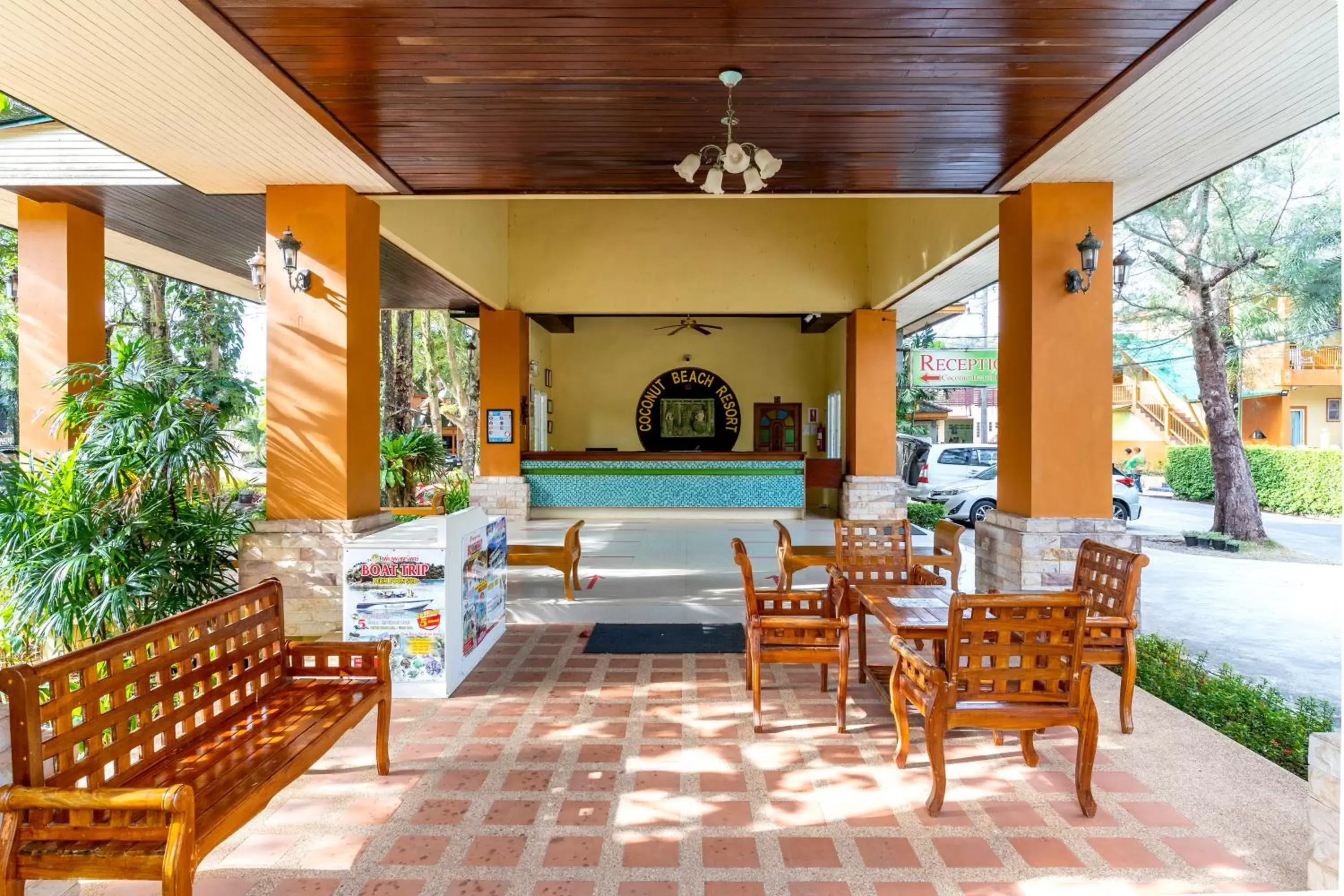 Lobby or reception in Coconut Beach Resort, Koh Chang Lobby or reception in Coconut Beach Resort, Koh Chang