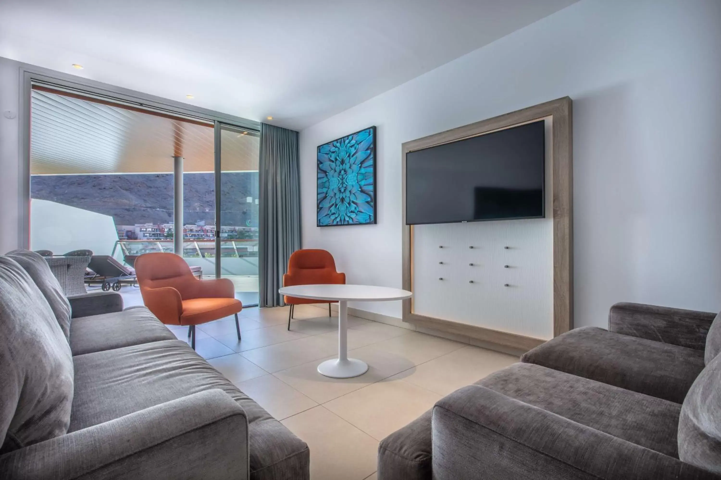 View (from property/room), Seating Area in Radisson Blu Resort & Spa, Gran Canaria Mogan
