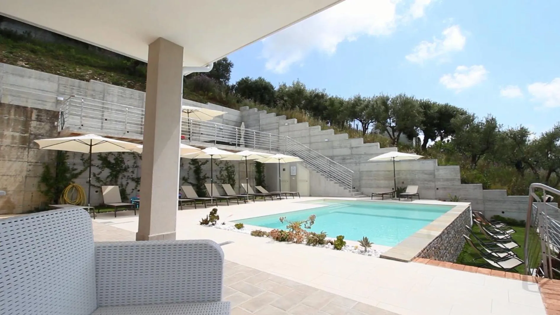 Pool view in Stella Marina Agropoli