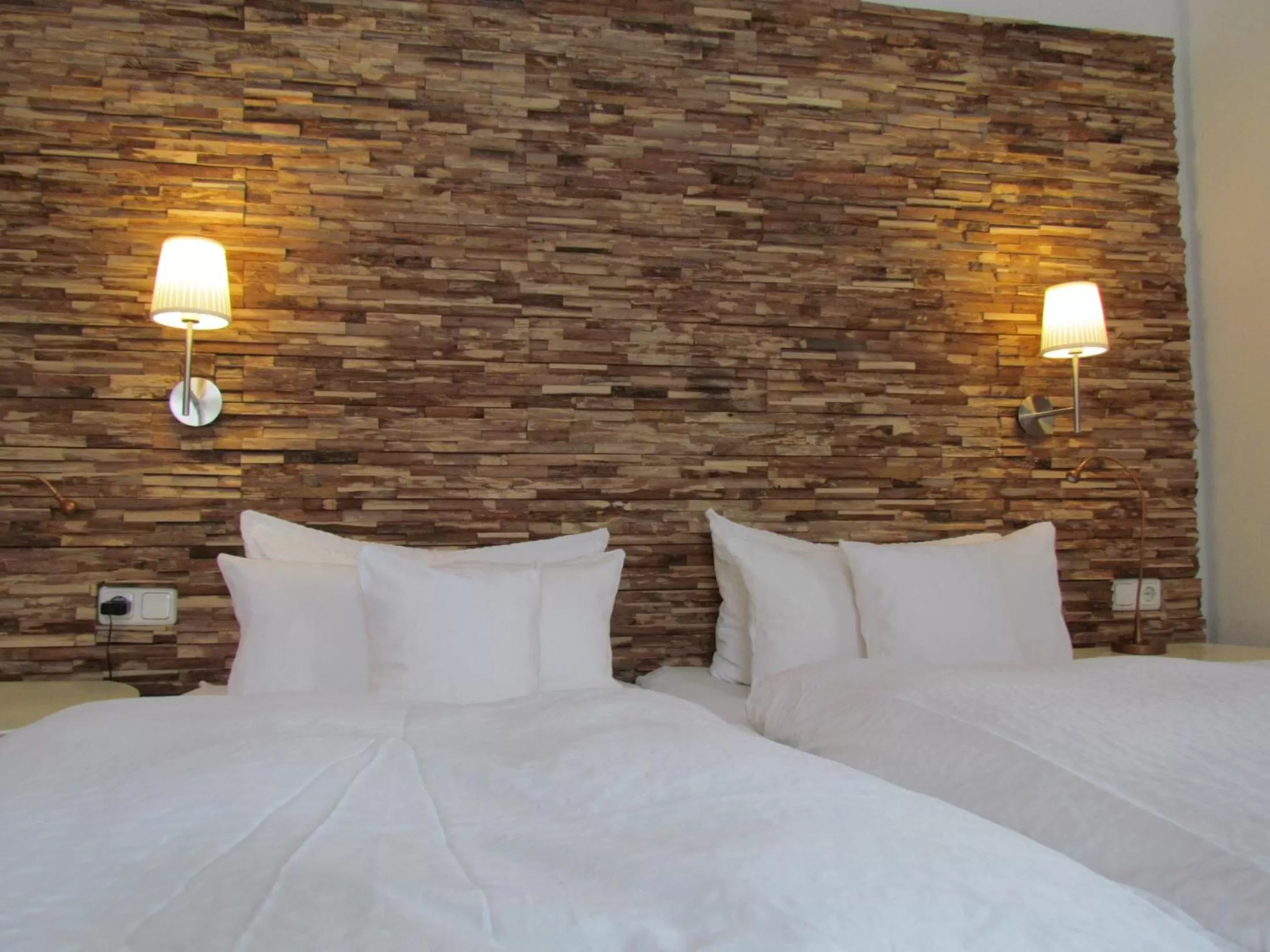 Decorative detail, Bed in Hotel Almrausch