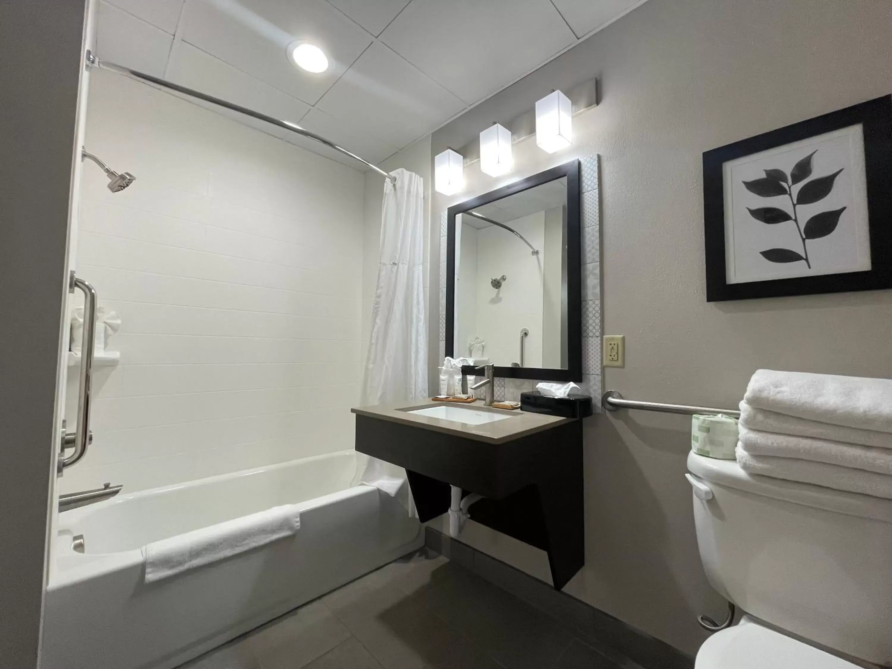 Bathroom in Country Inn & Suites by Radisson, Valdosta, GA - NEWLY RENOVATED