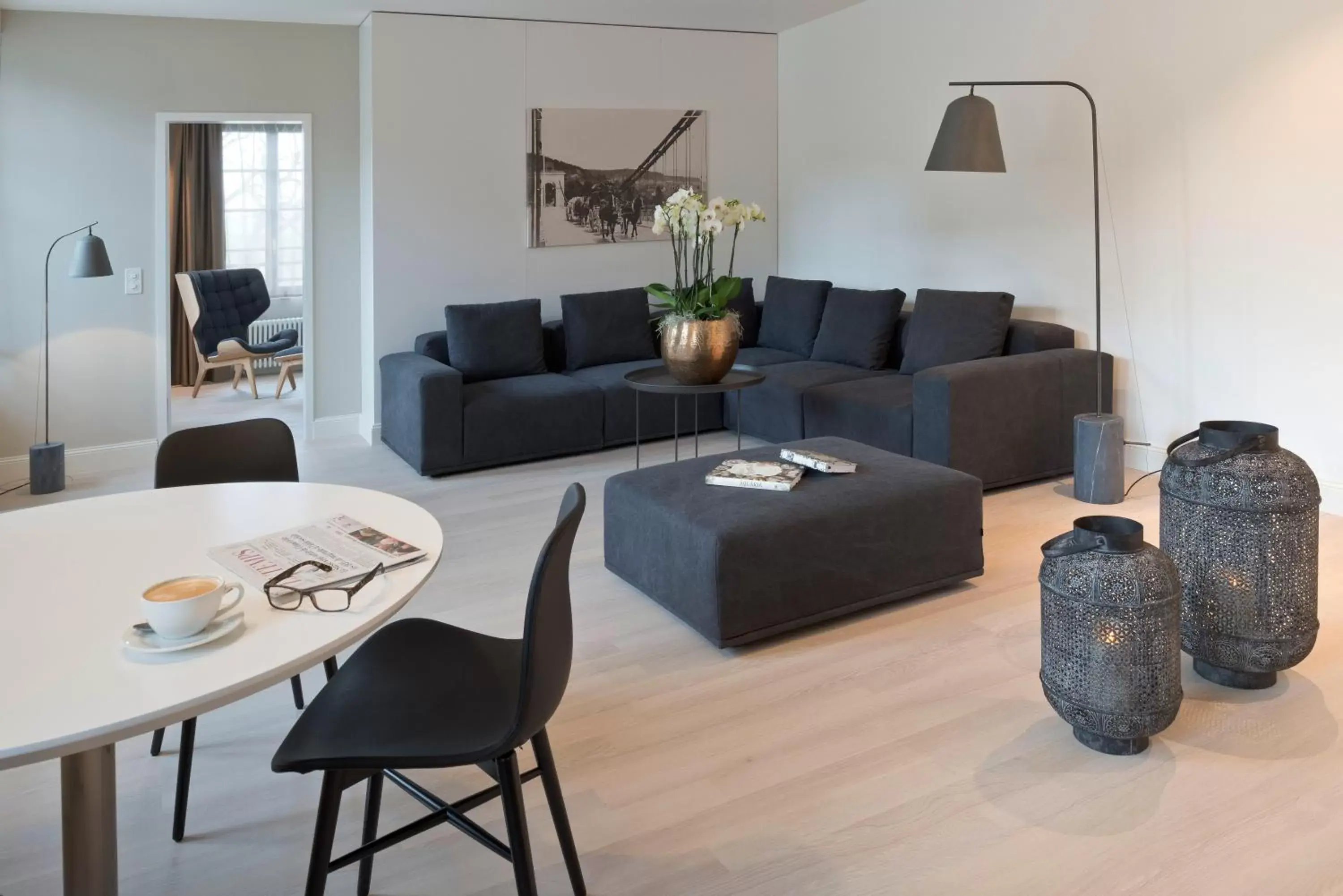 Living room, Seating Area in Hotel Kettenbrücke