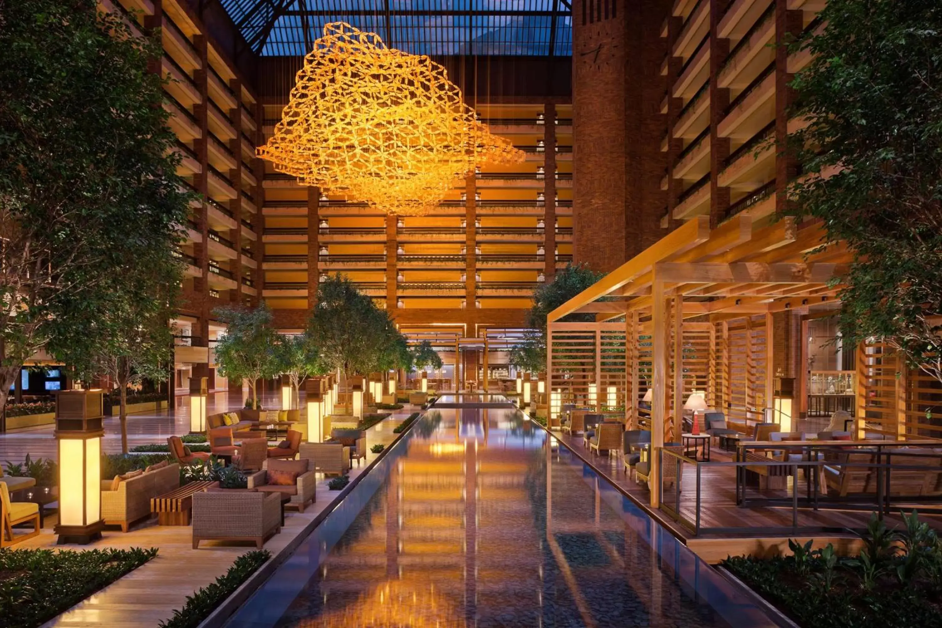 Lobby or reception in Hilton Anatole