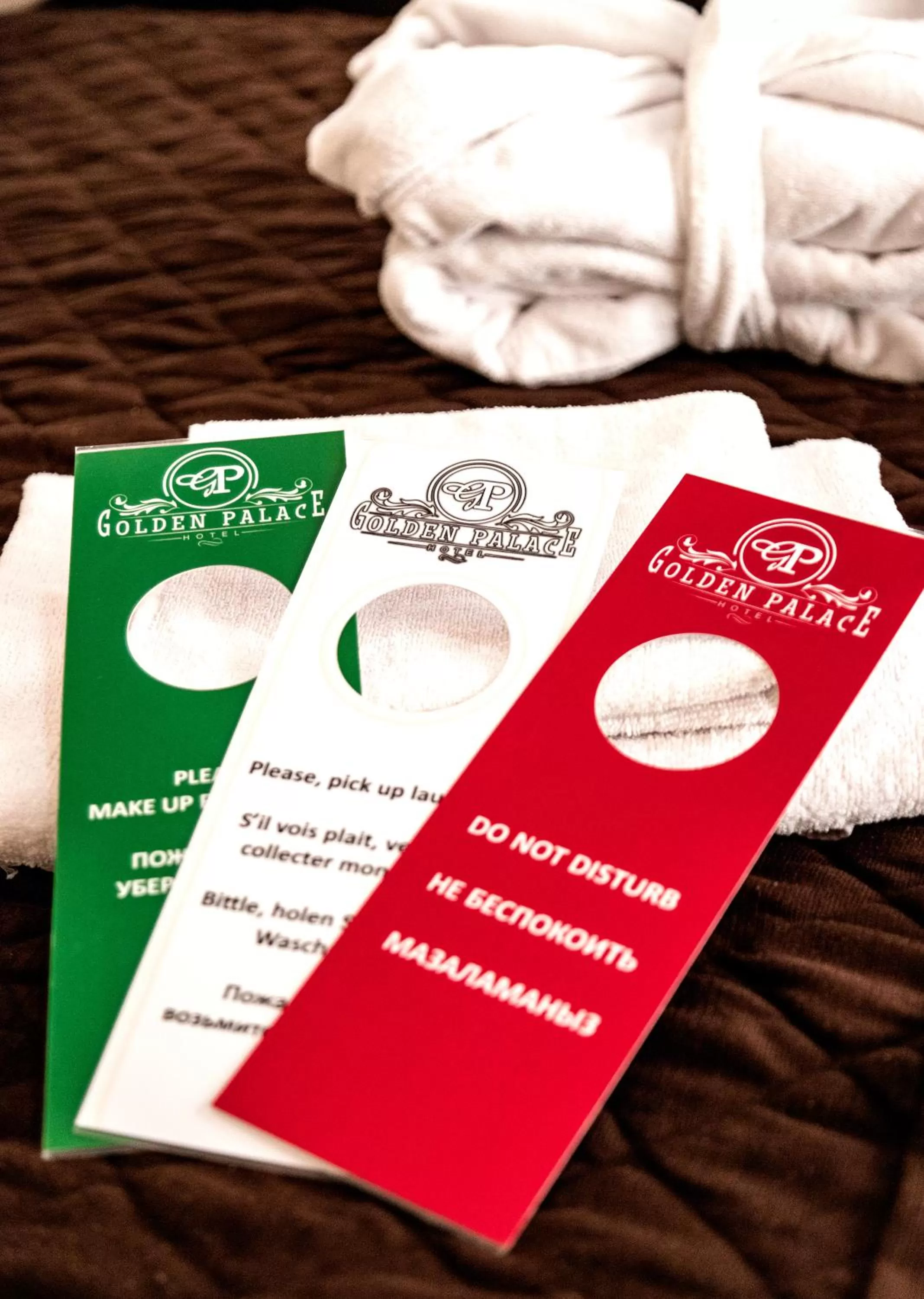 Logo/Certificate/Sign in Golden Palace