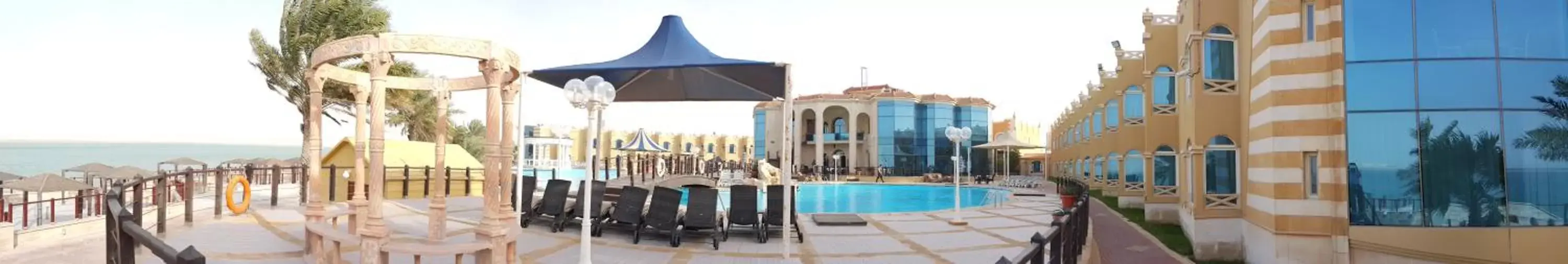 Seating area, Pool View in Al Sultan Beach Resort