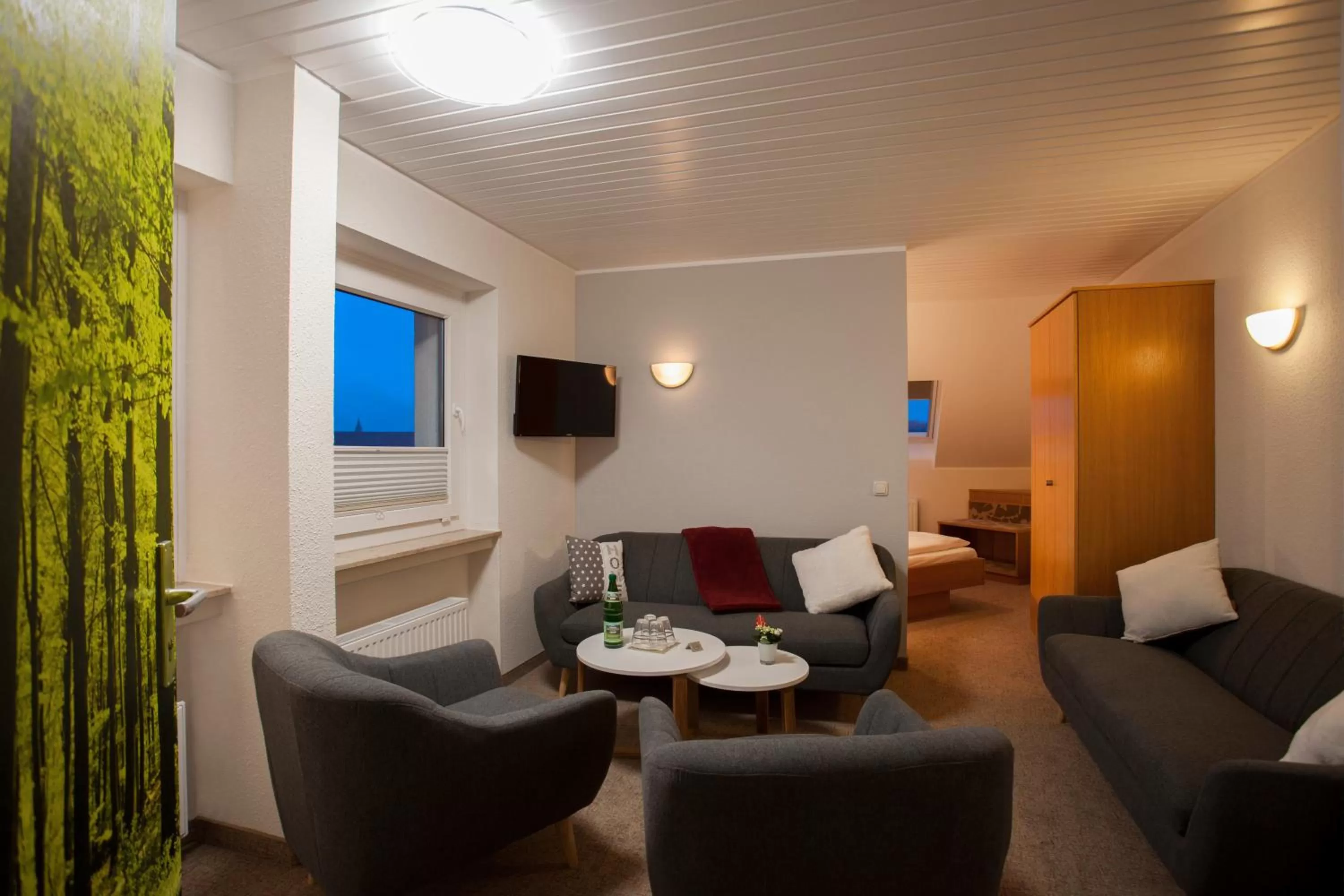 Seating area in Hotel Haus Andrea