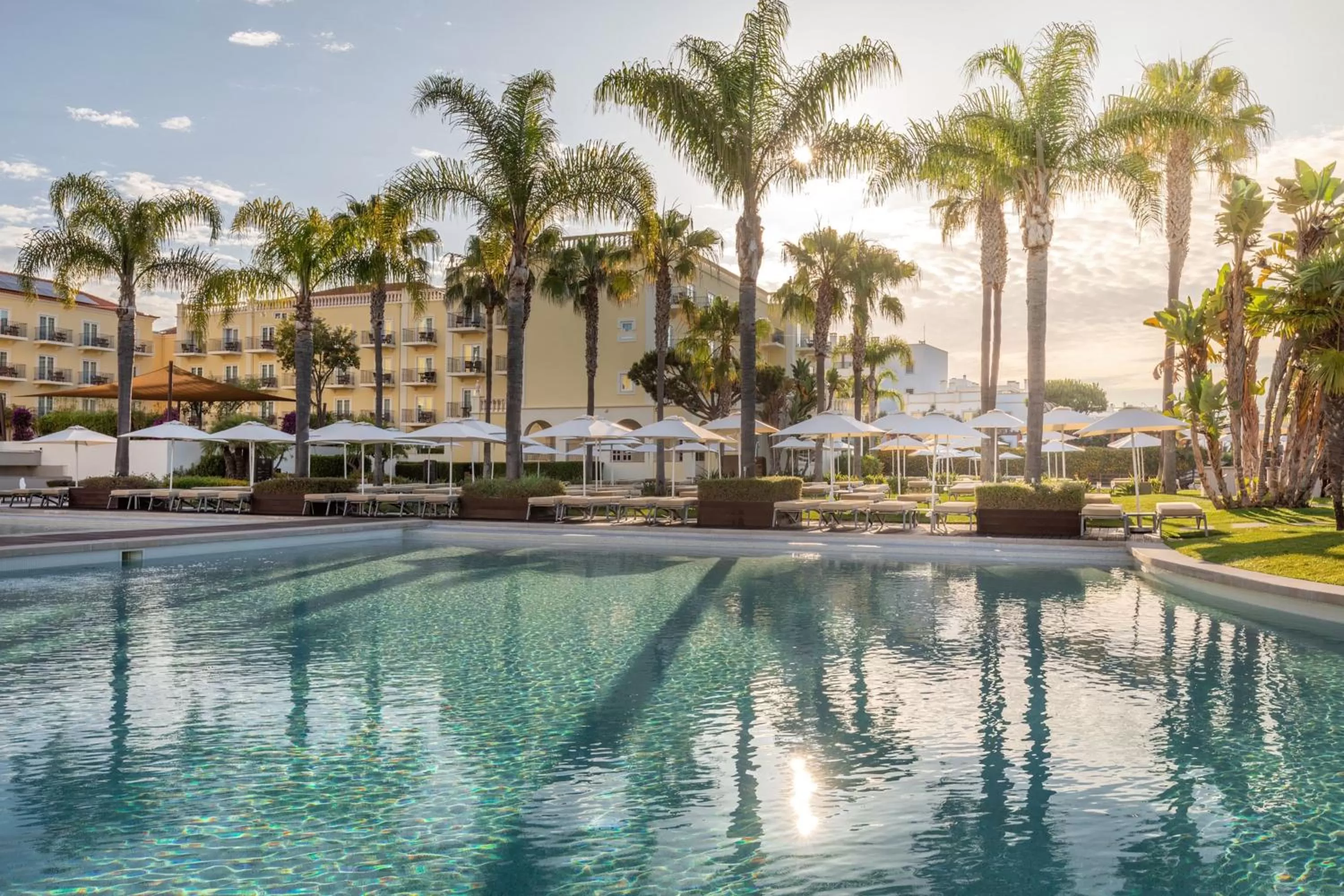 Swimming pool in Domes Lake Algarve, Autograph Collection