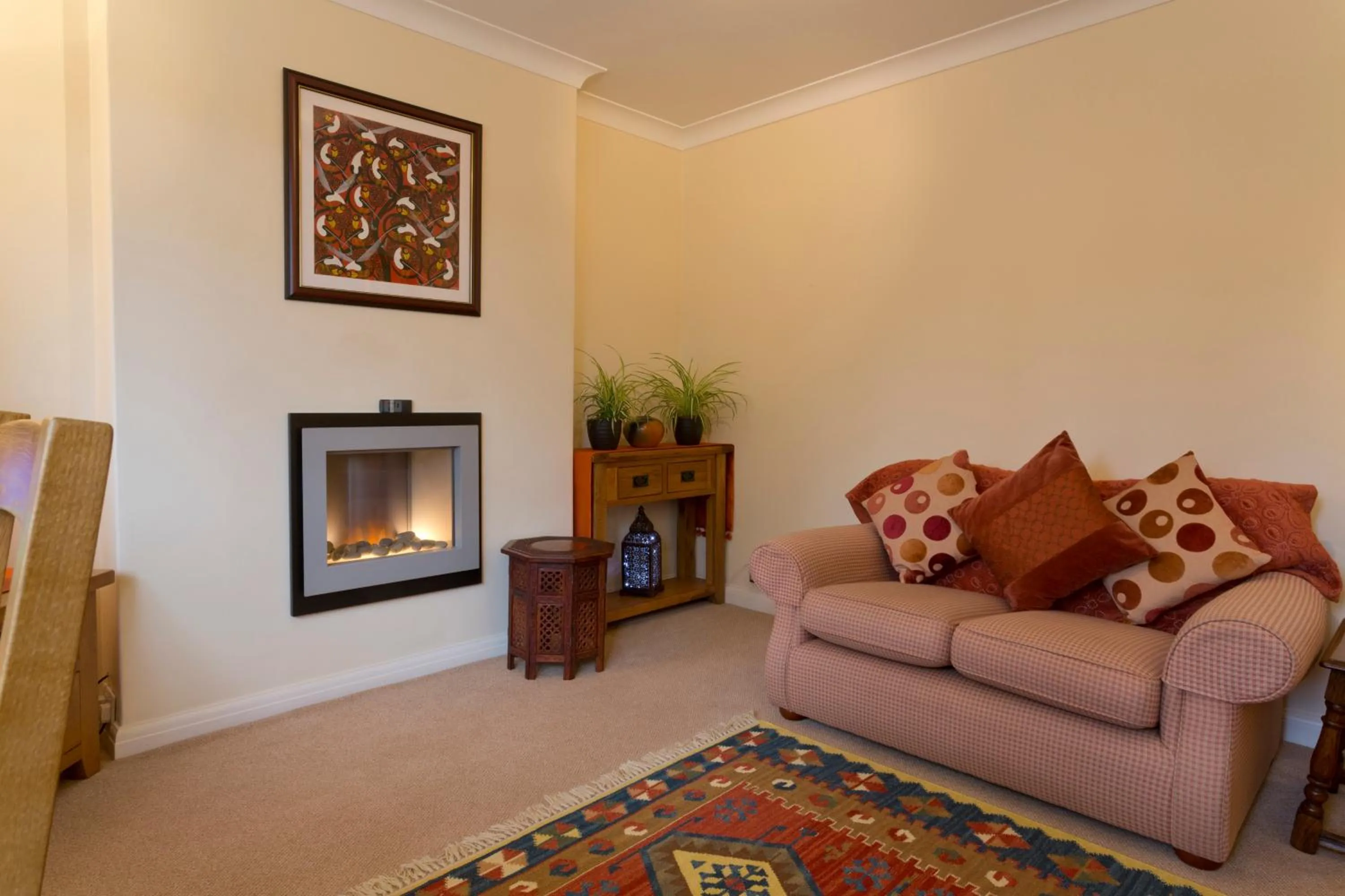 Living room in Poplar House Serviced Apartments