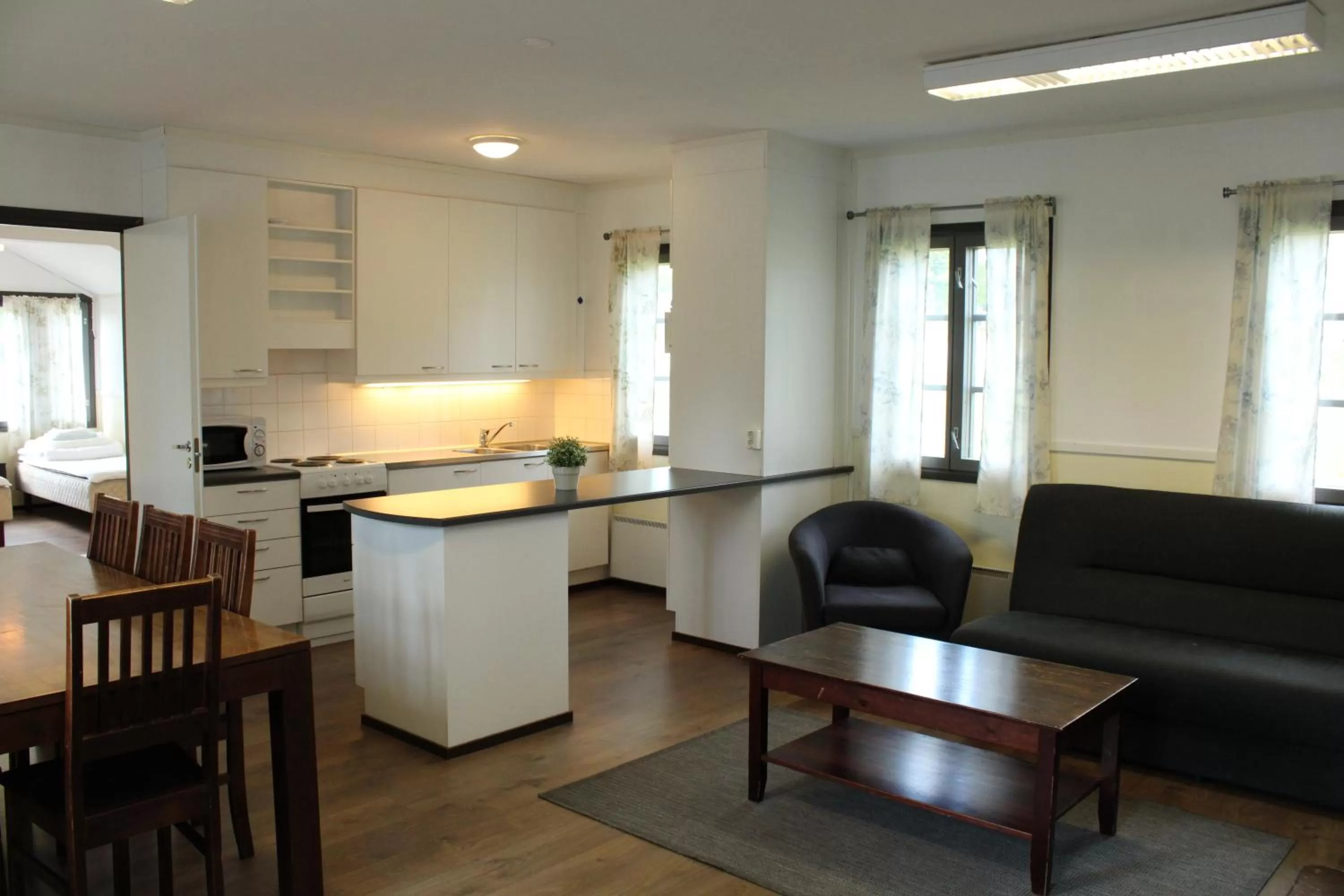 Living room in Visulahti Cottages
