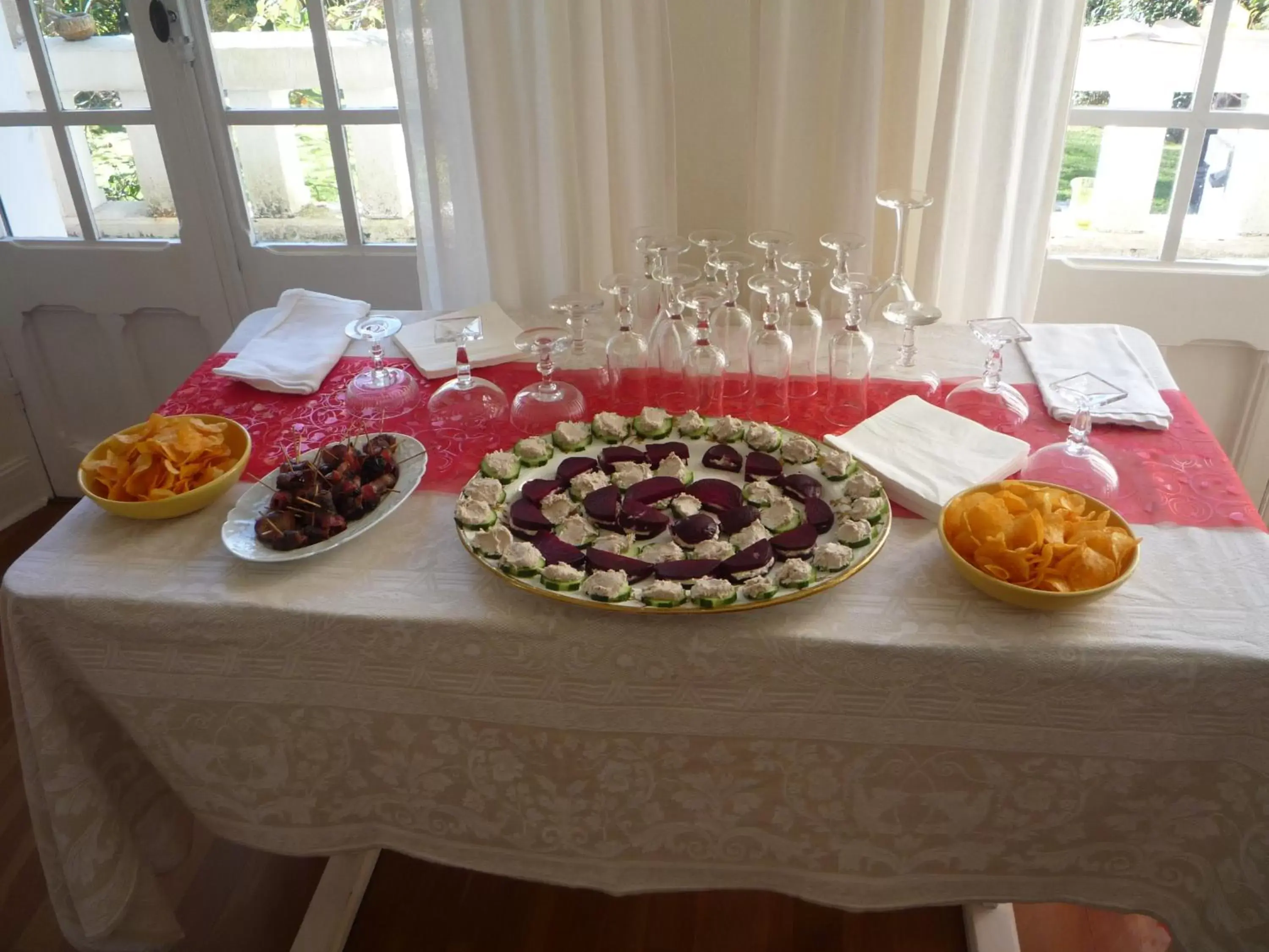 Food close-up in Villa Hortebise