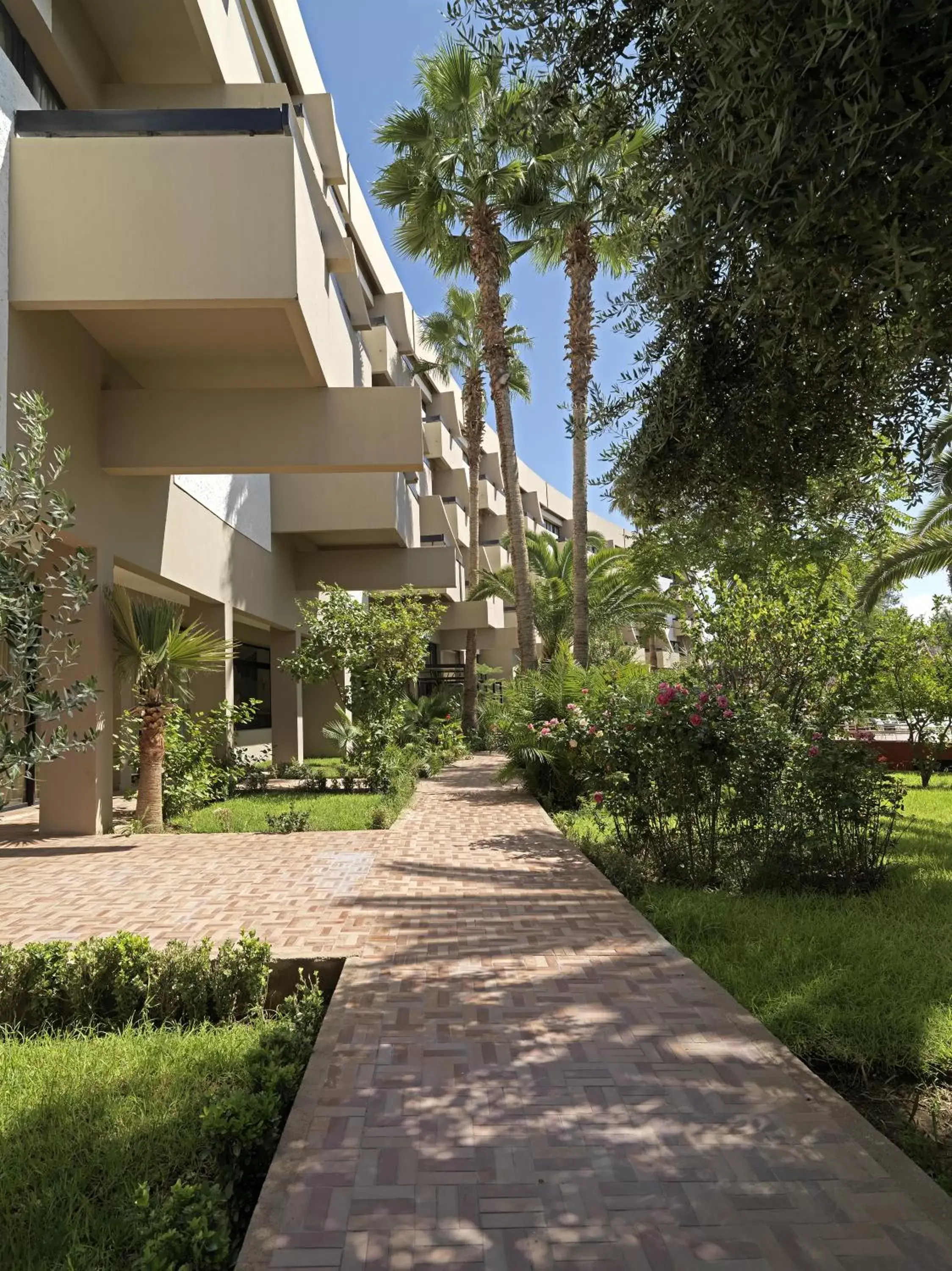 Facade/entrance, Garden in Atlas Orient