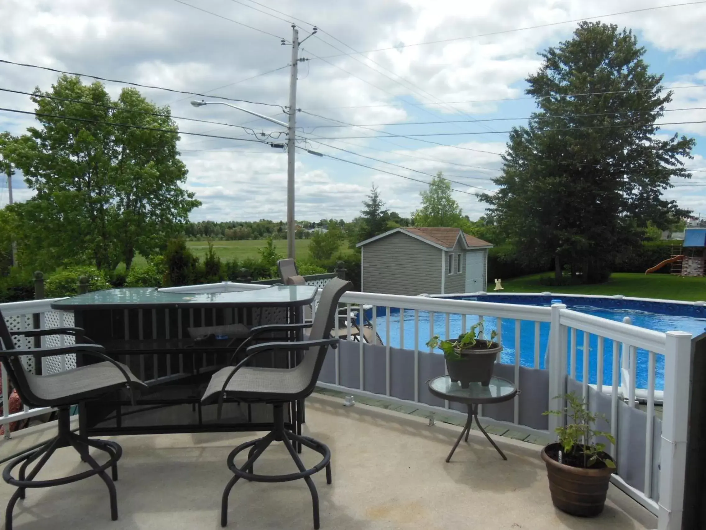 Swimming Pool in Gite Du Lac St-Prime