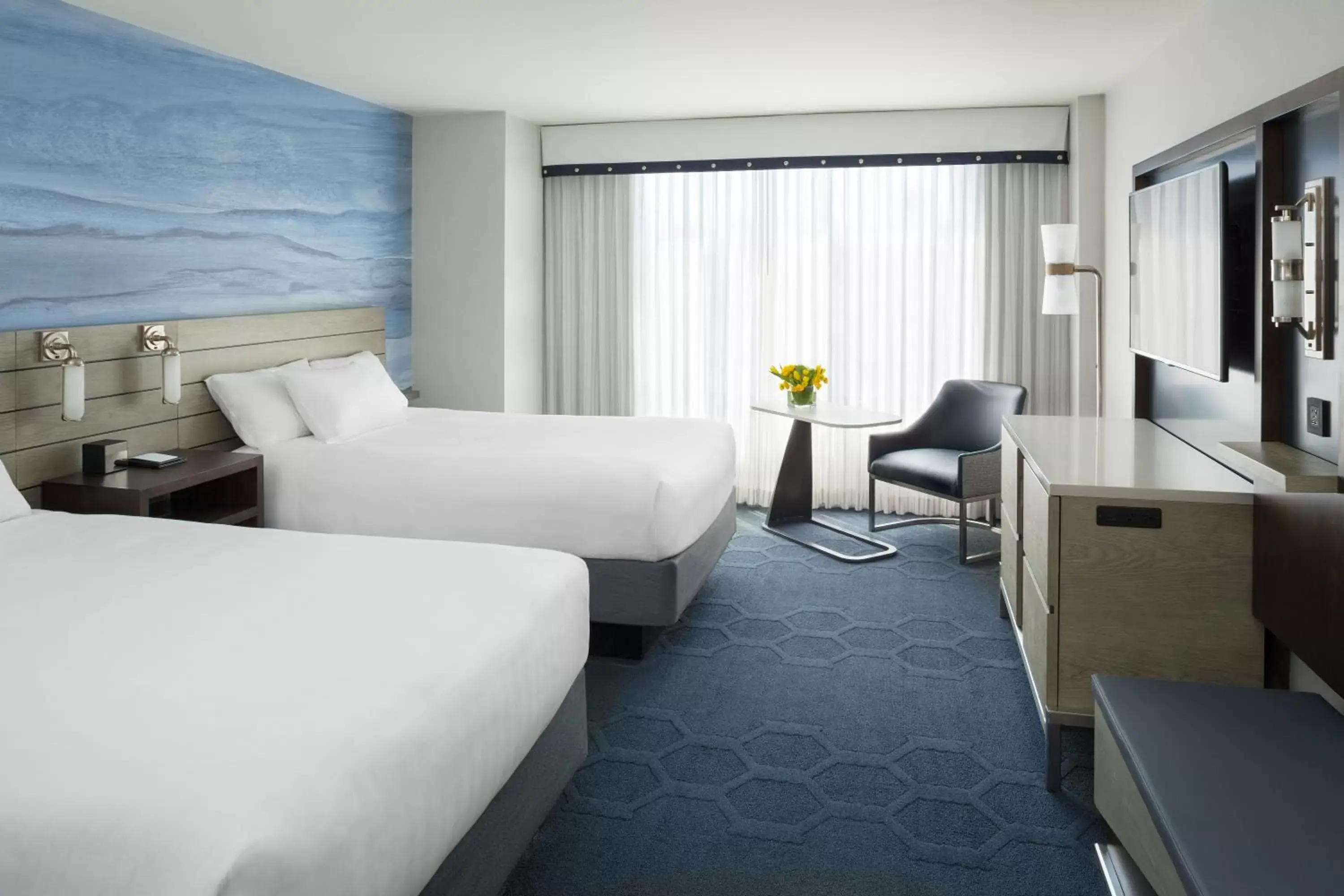 Double Room with Two Double Beds and Accessible Tub - Disability Access in Hyatt Centric Fisherman's Wharf San Francisco