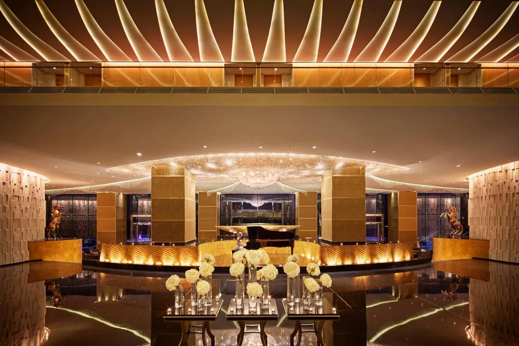 Lobby or reception, Restaurant/Places to Eat in The Meydan Hotel