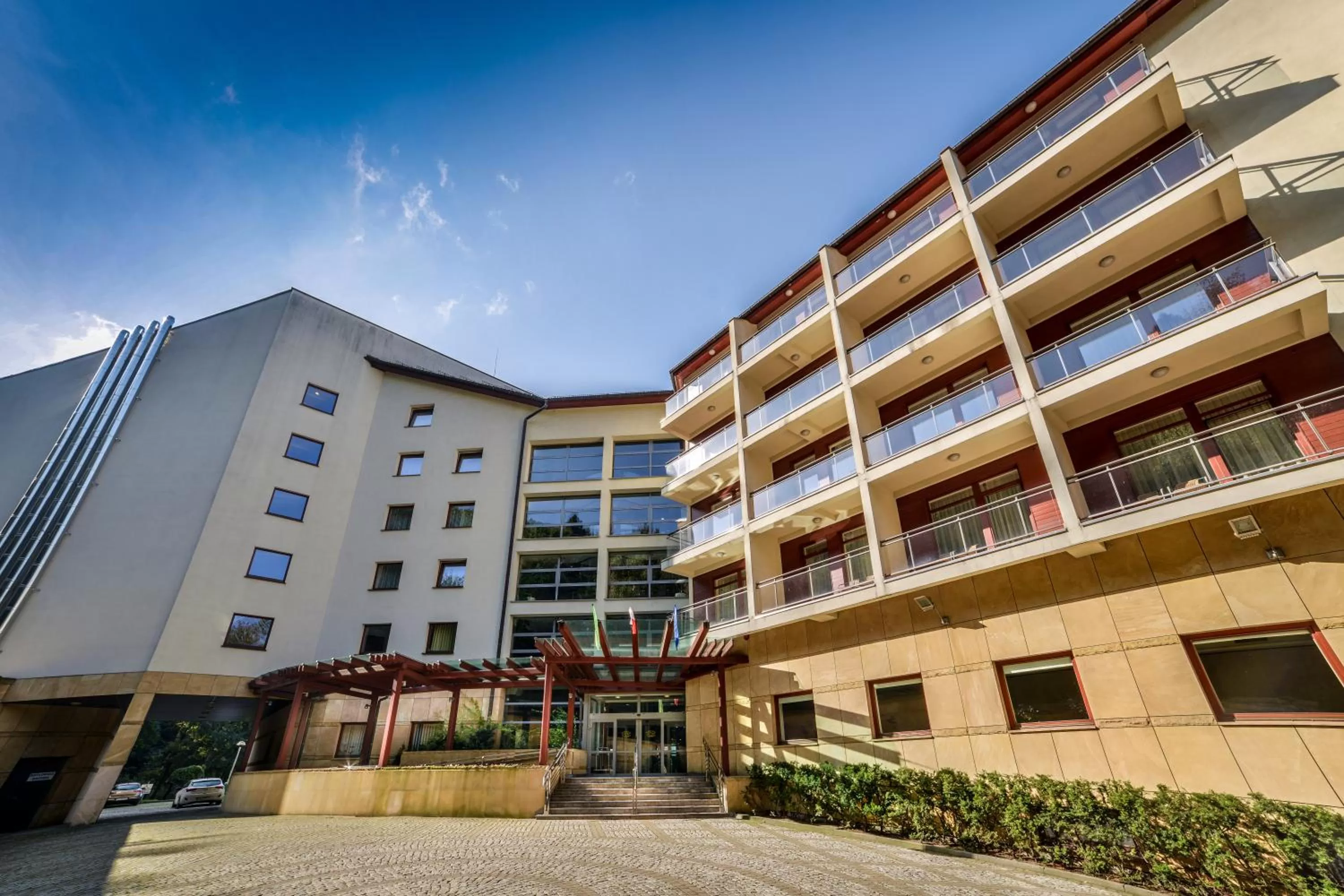 Facade/entrance in Hotel Belweder