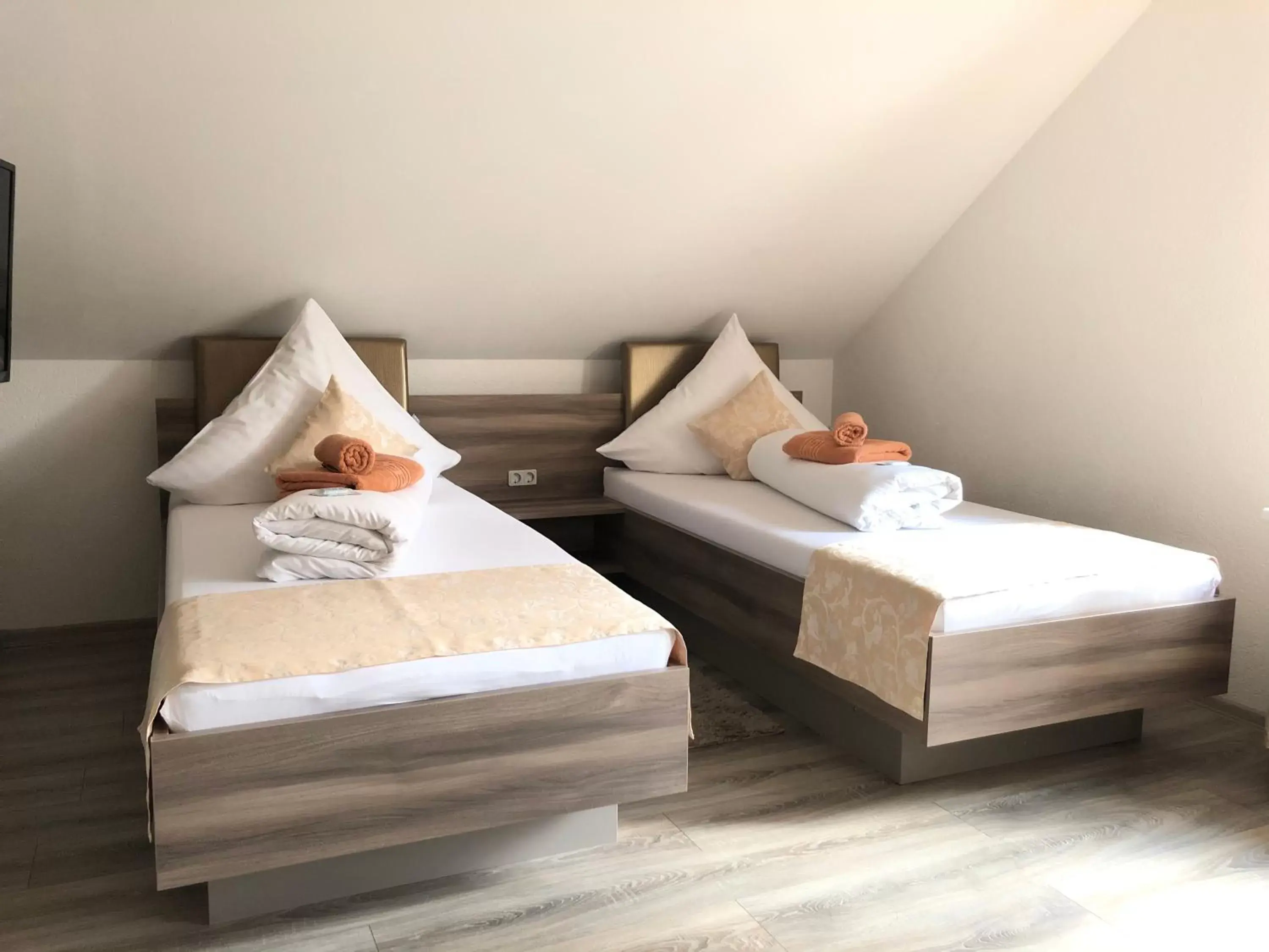 Bed in Hotel Goldenesvogtland