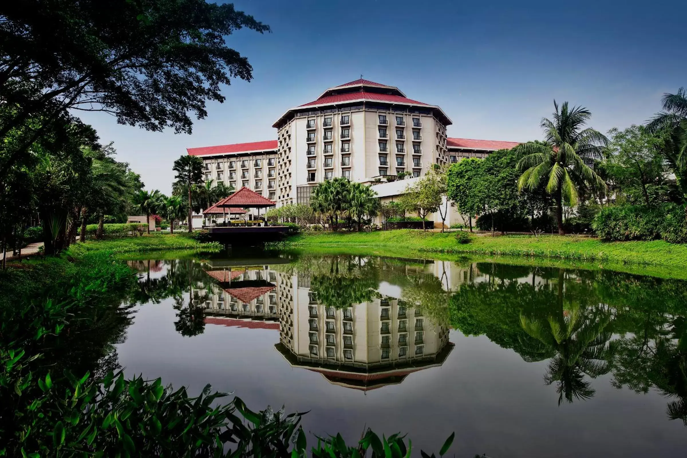 Natural landscape, Property Building in Radisson blu Dhaka Water Garden