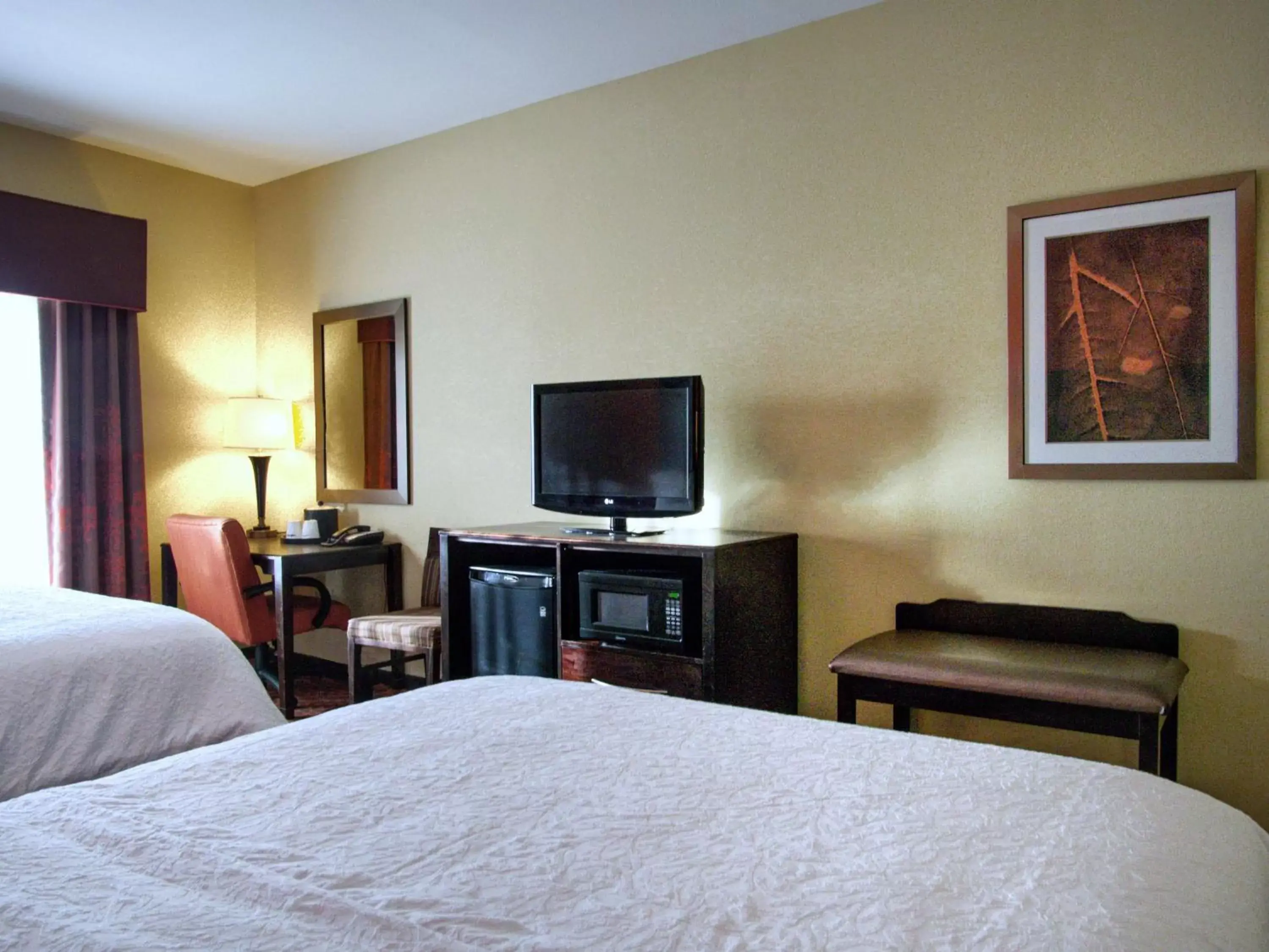 Bedroom, TV/Entertainment Center in Hampton Inn & Suites Elk City