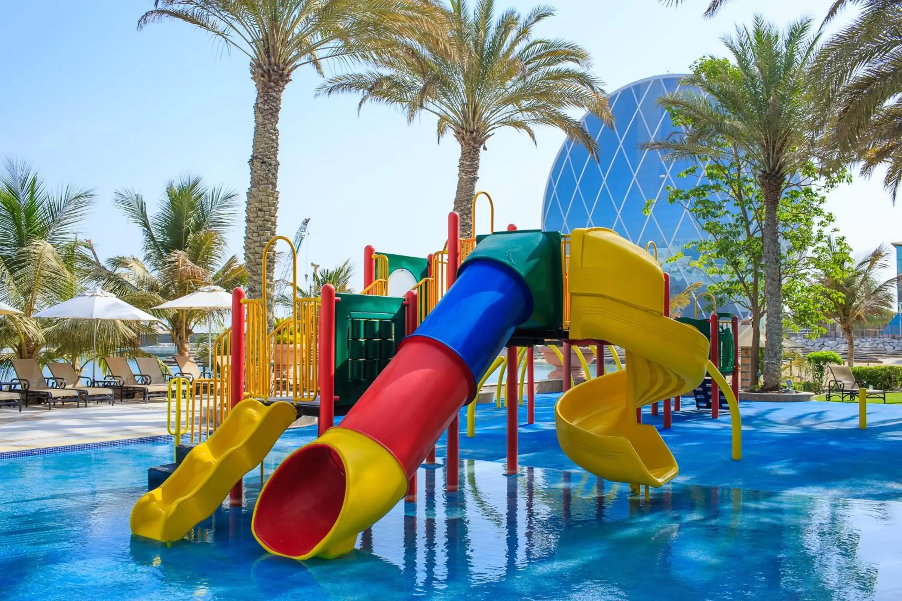 Kids's club, Swimming Pool in Al Raha Beach Hotel