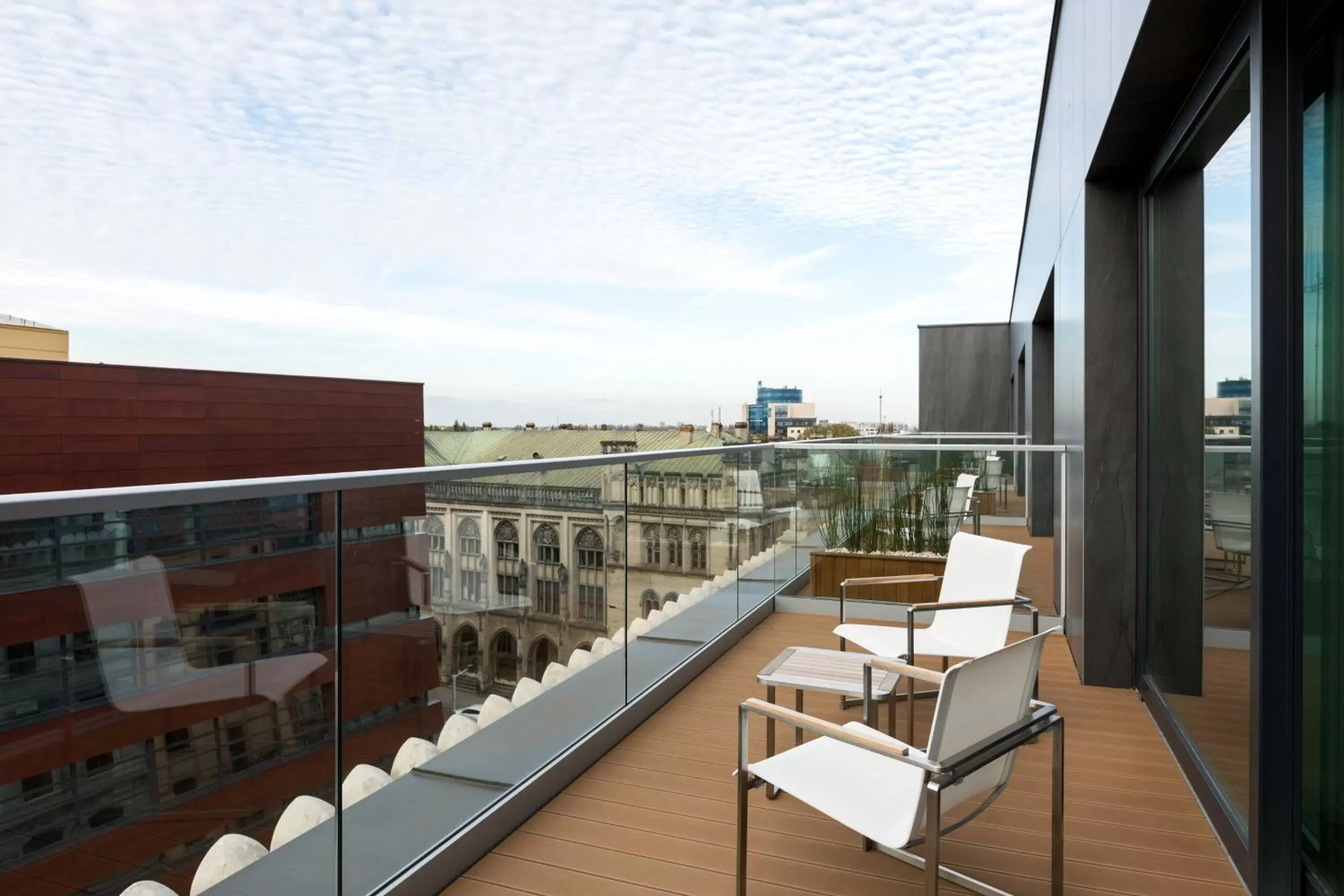 Photo of the whole room, Balcony/Terrace in AC Hotel by Marriott Wroclaw