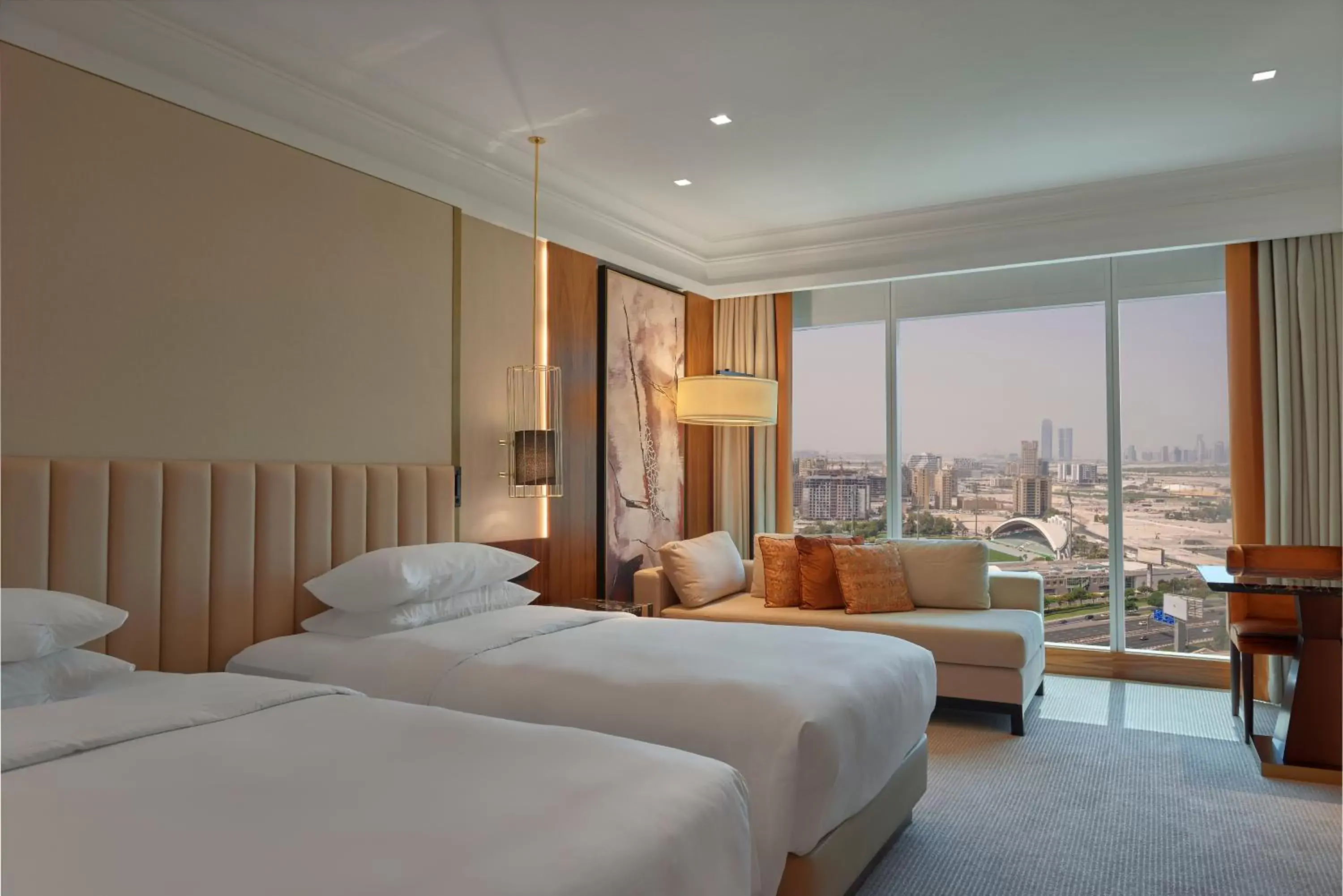 Bed in Grand Hyatt Dubai