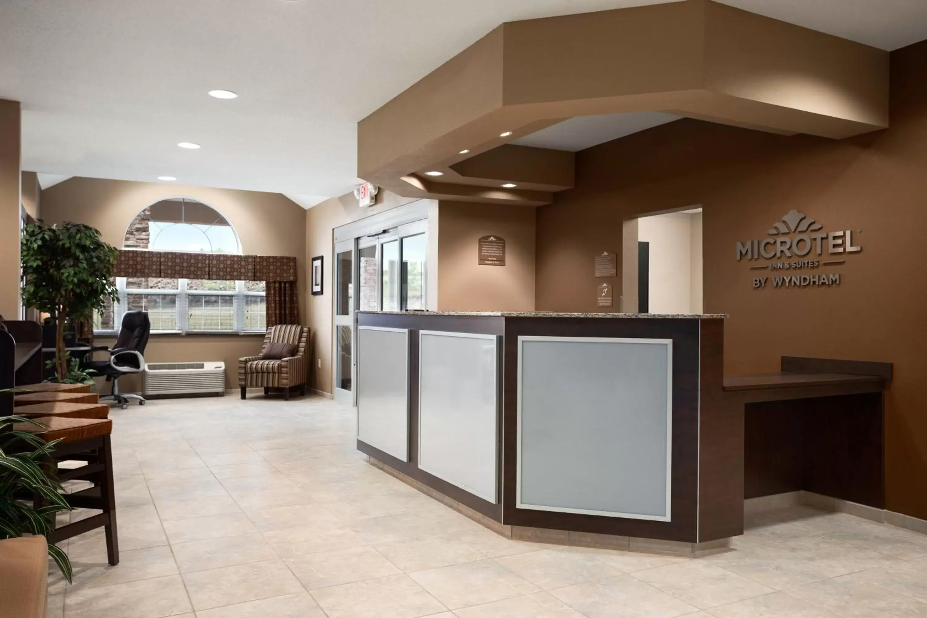 Property logo or sign, Lobby/Reception in Microtel Inn & Suites Fairmont