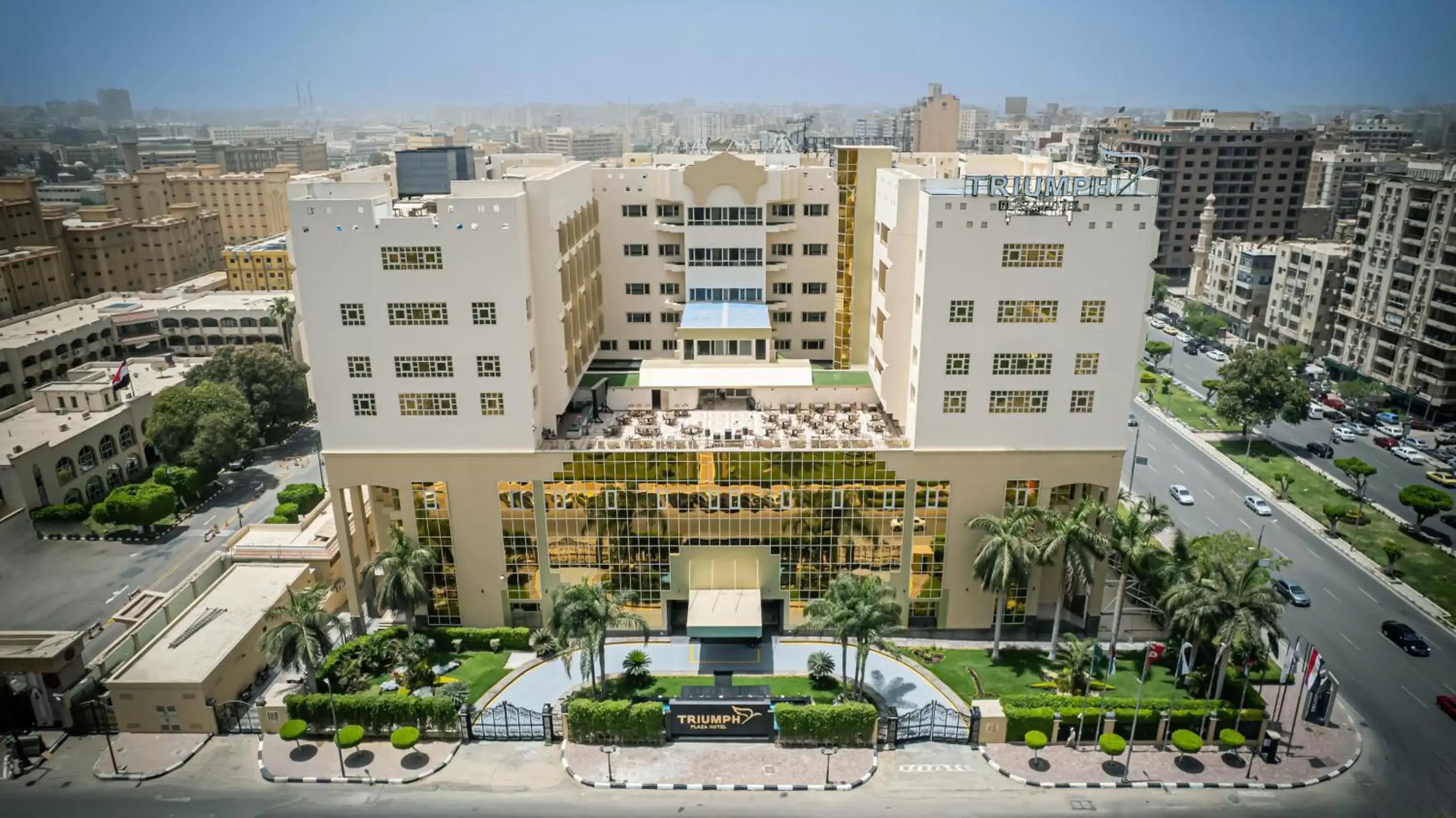 Property building, Bird's-eye View in Triumph Plaza Hotel