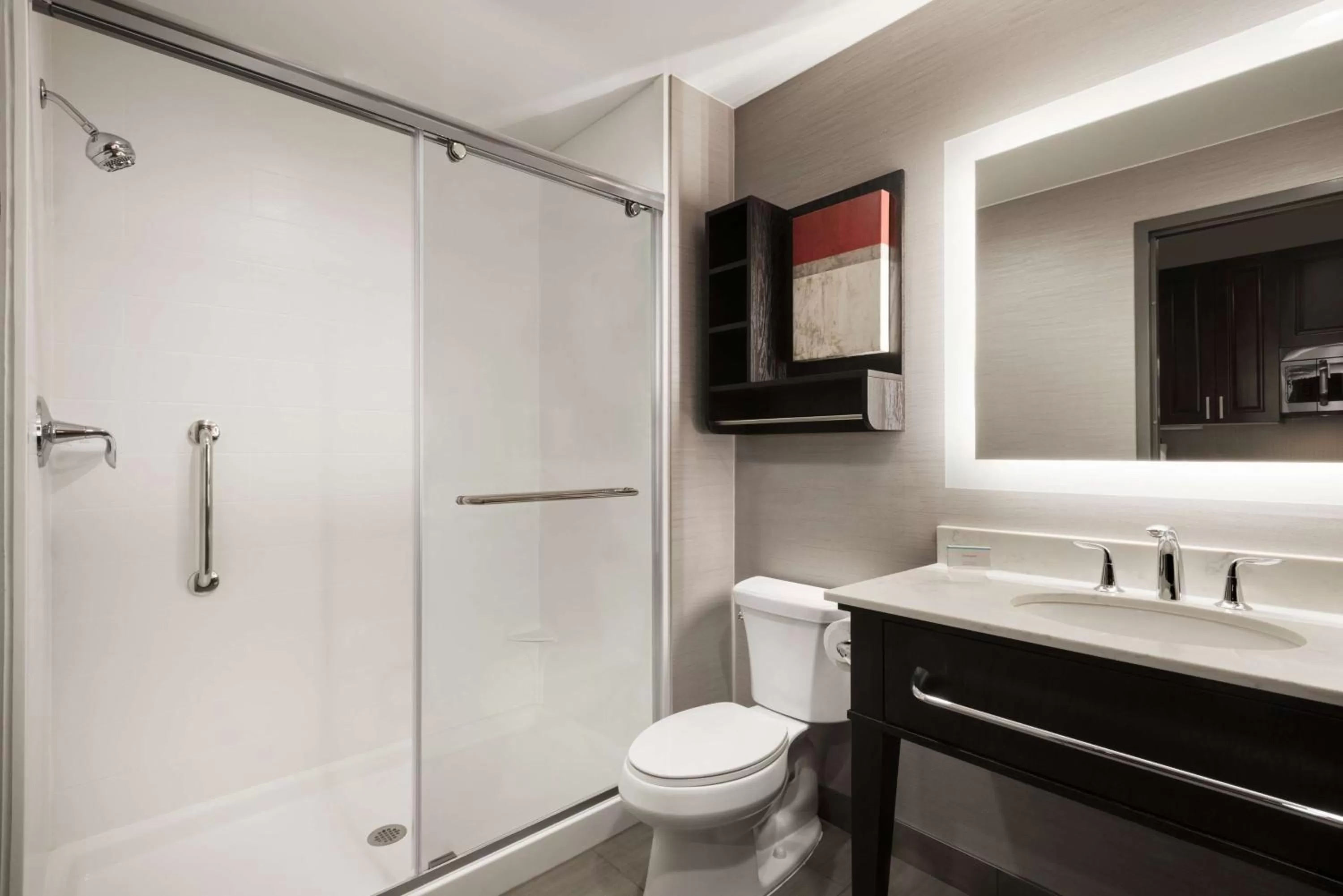 Shower in Homewood Suites By Hilton Milwaukee Downtown