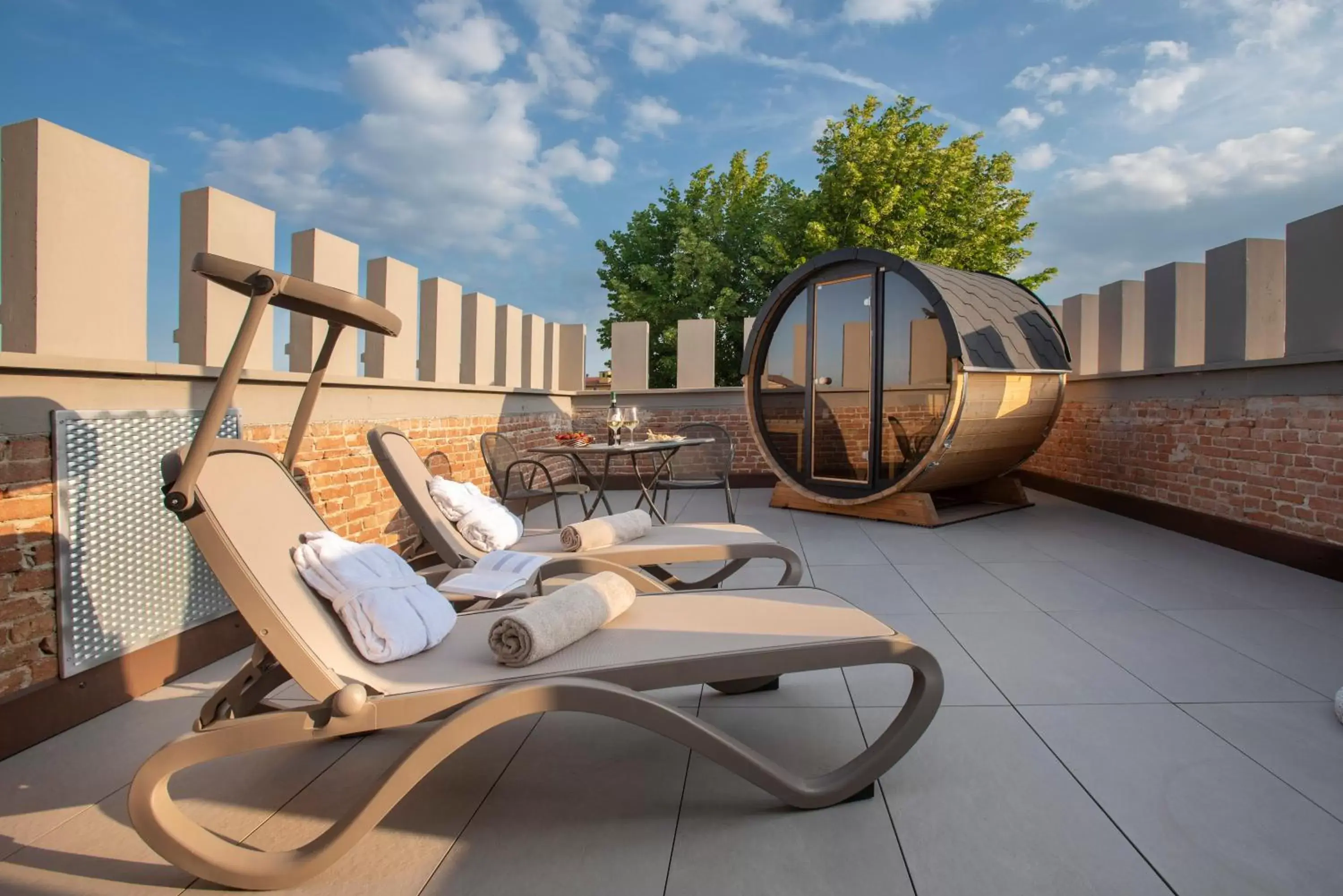 Sauna in VILLA BERNASCONI