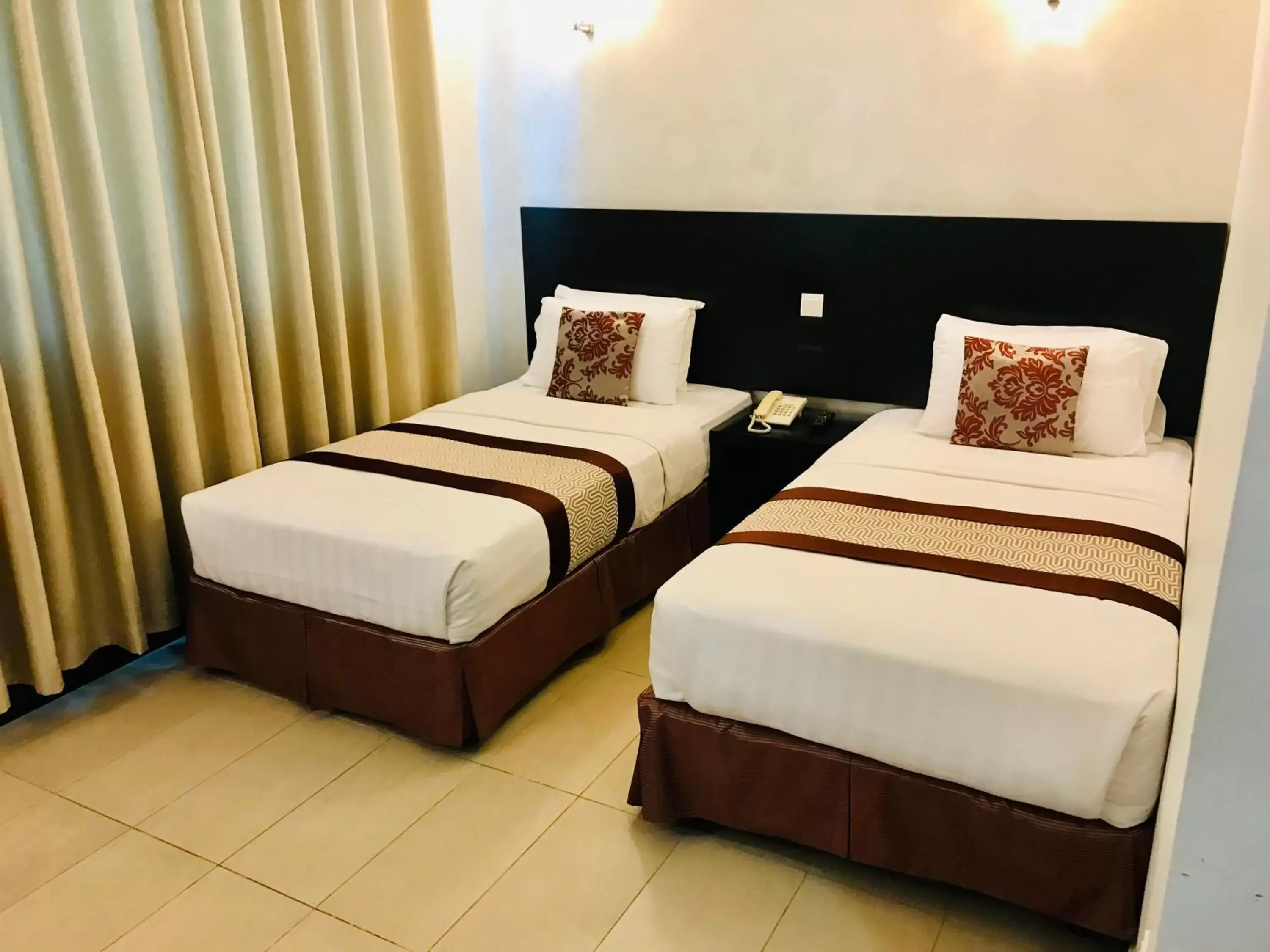Bed in My Inn Hotel Lahad Datu, Sabah