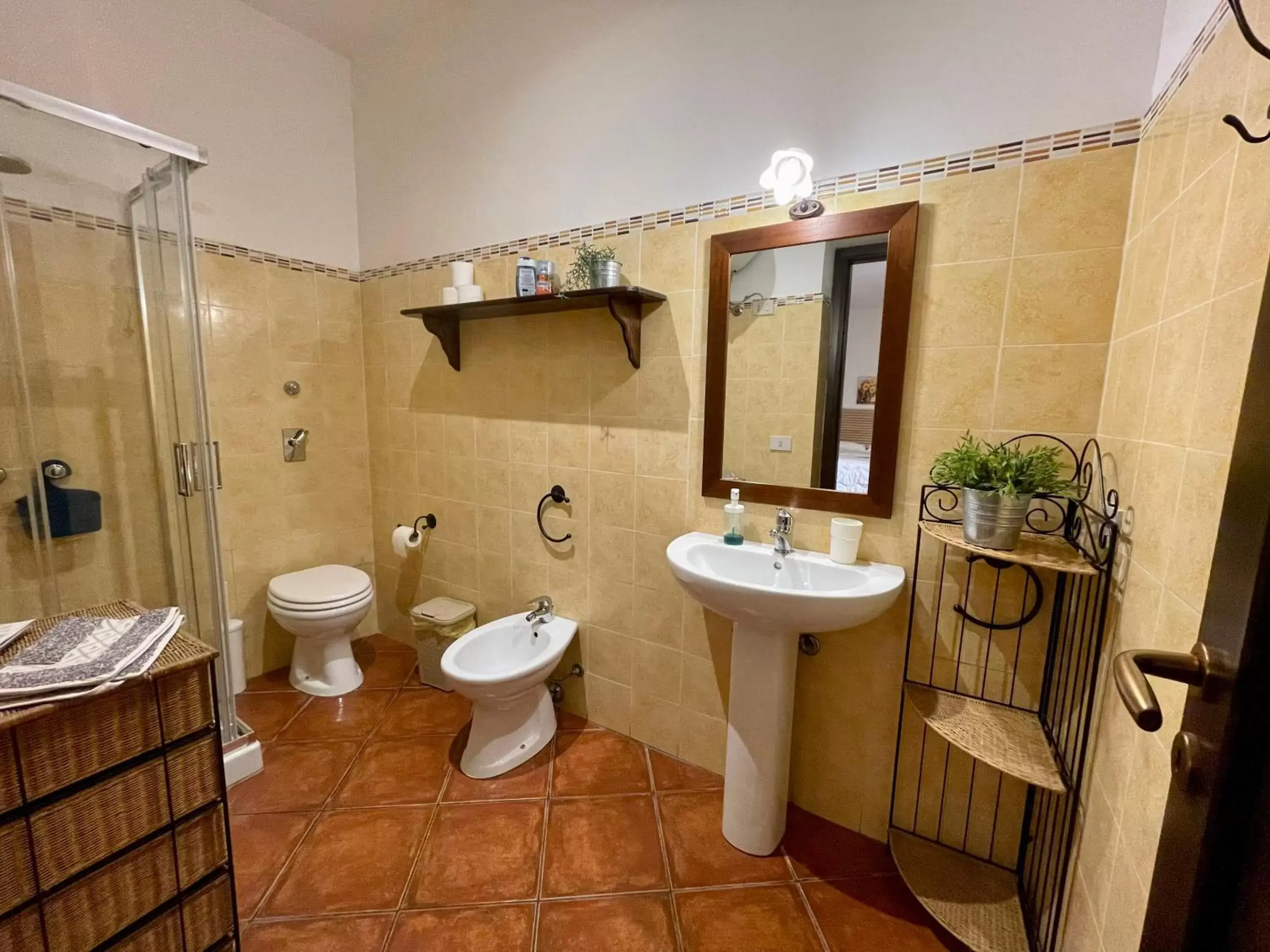 Bathroom in Dimora La Commare