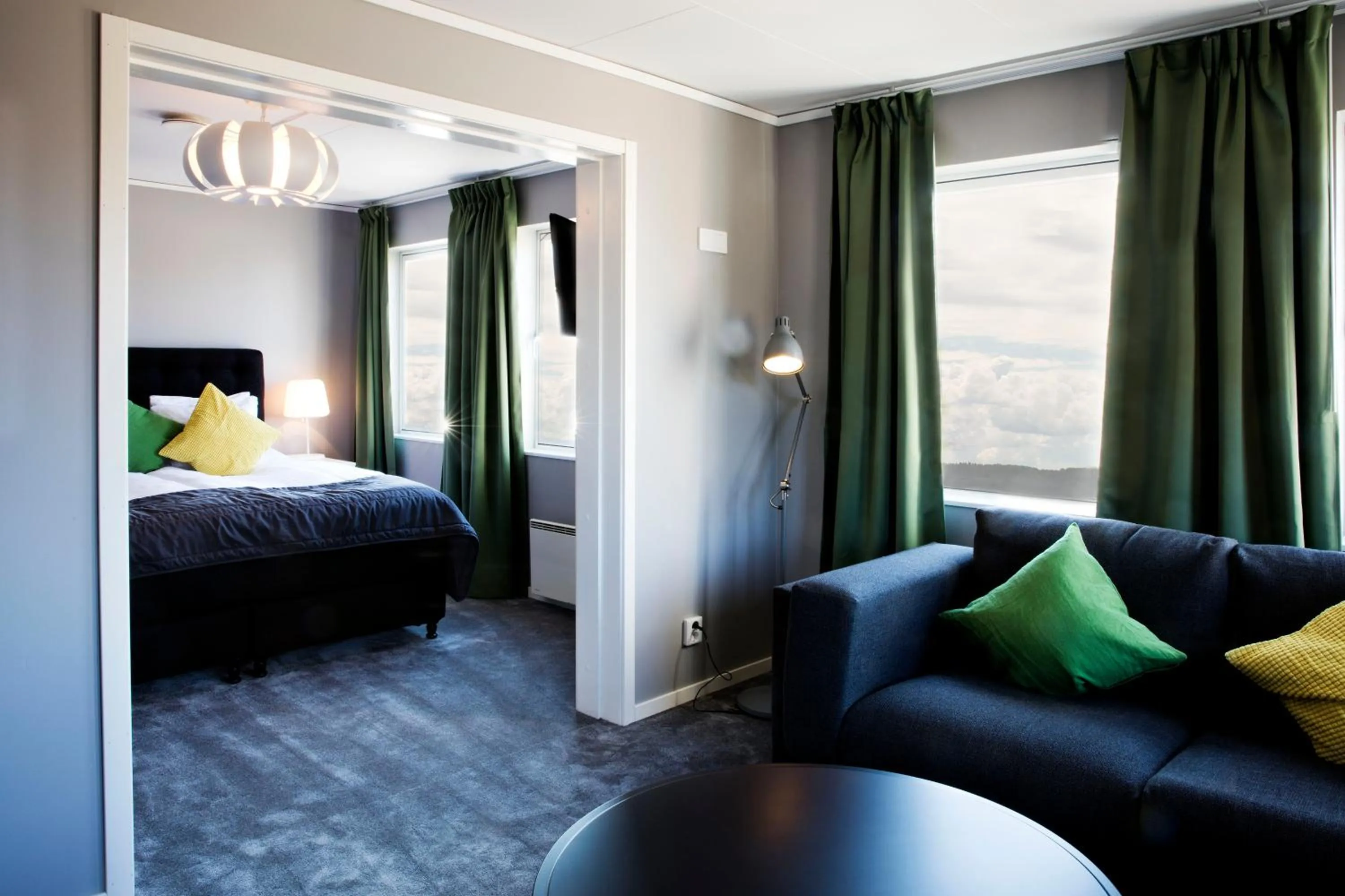 Living room, Bed in Welcome Hotel Barkarby