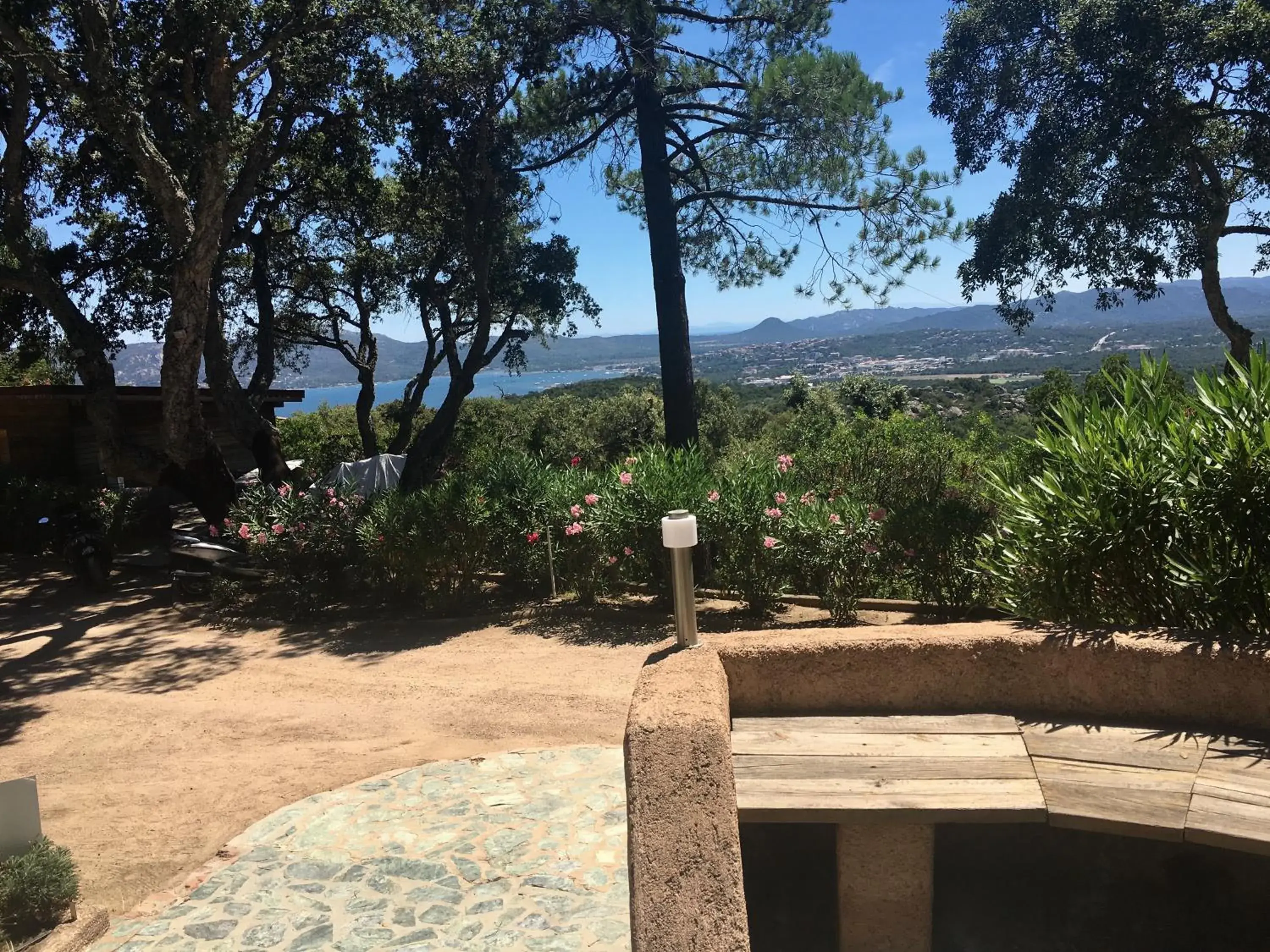 Garden view in Hotel Les Hauts de Porto-Vecchio