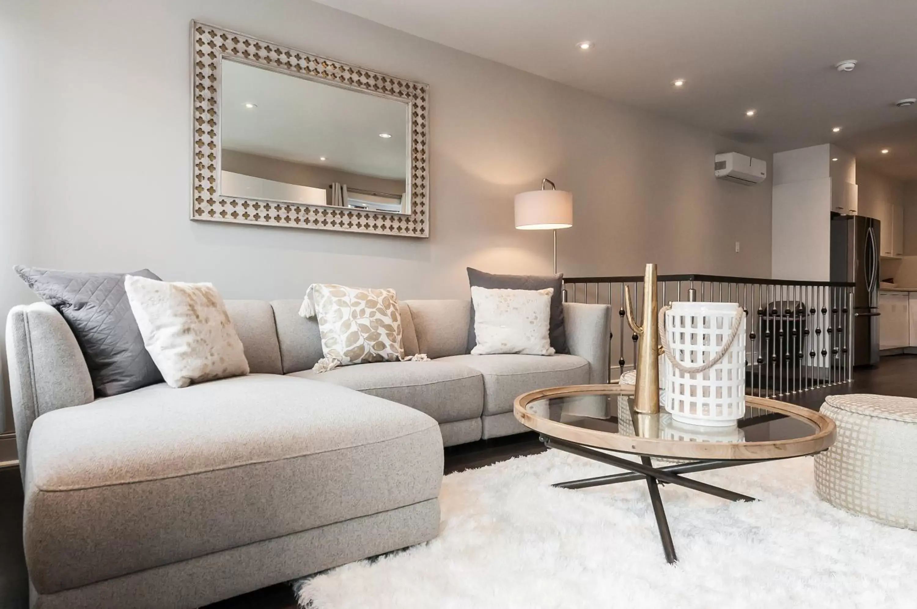 Living room, Seating Area in Parc Avenue Lofts