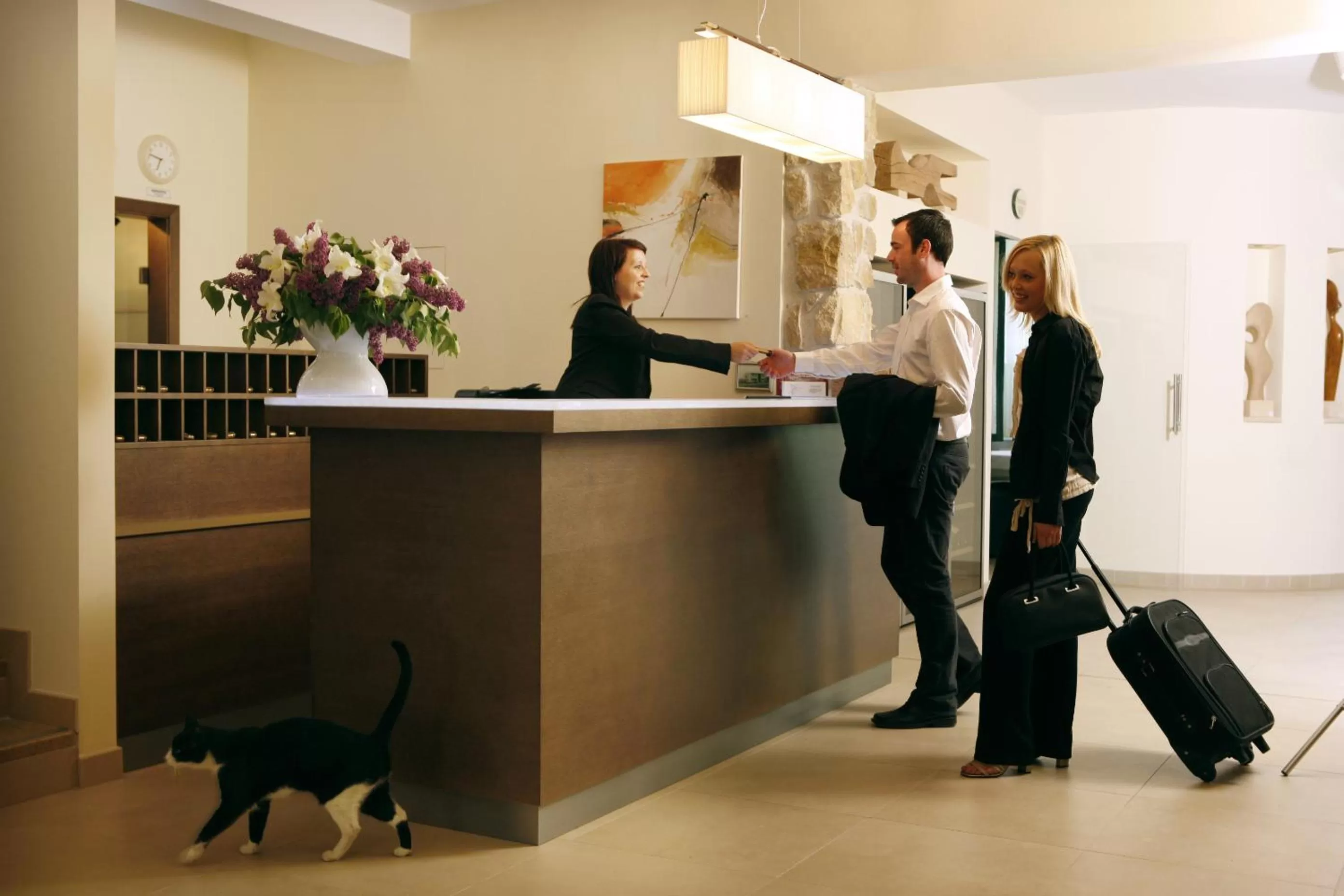 Lobby or reception in BIRKENHOF - Tag und Nacht perfekt verbracht!