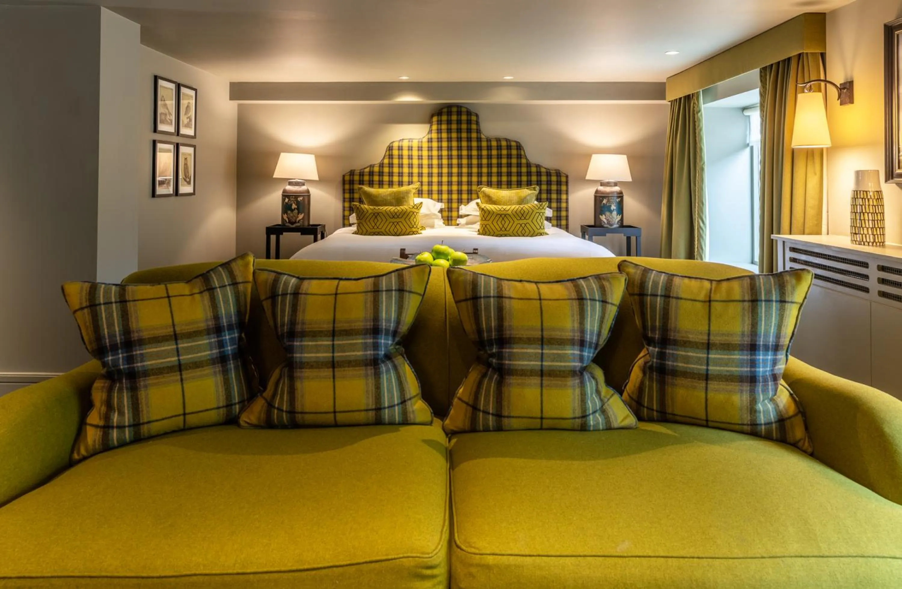 Bedroom, Bed in The Lygon Arms - an Iconic Luxury Hotel