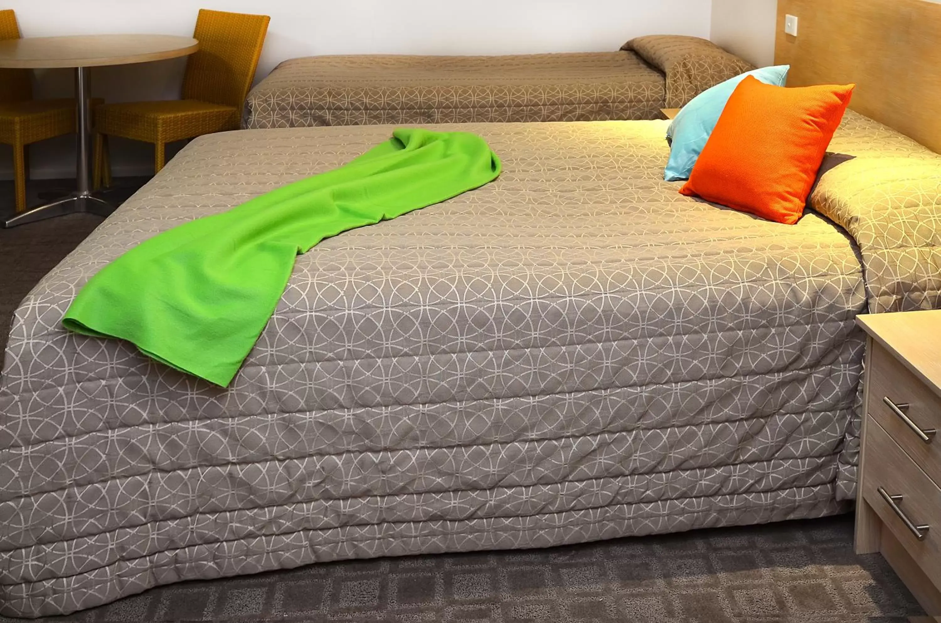 Bed in Mackellar Motel