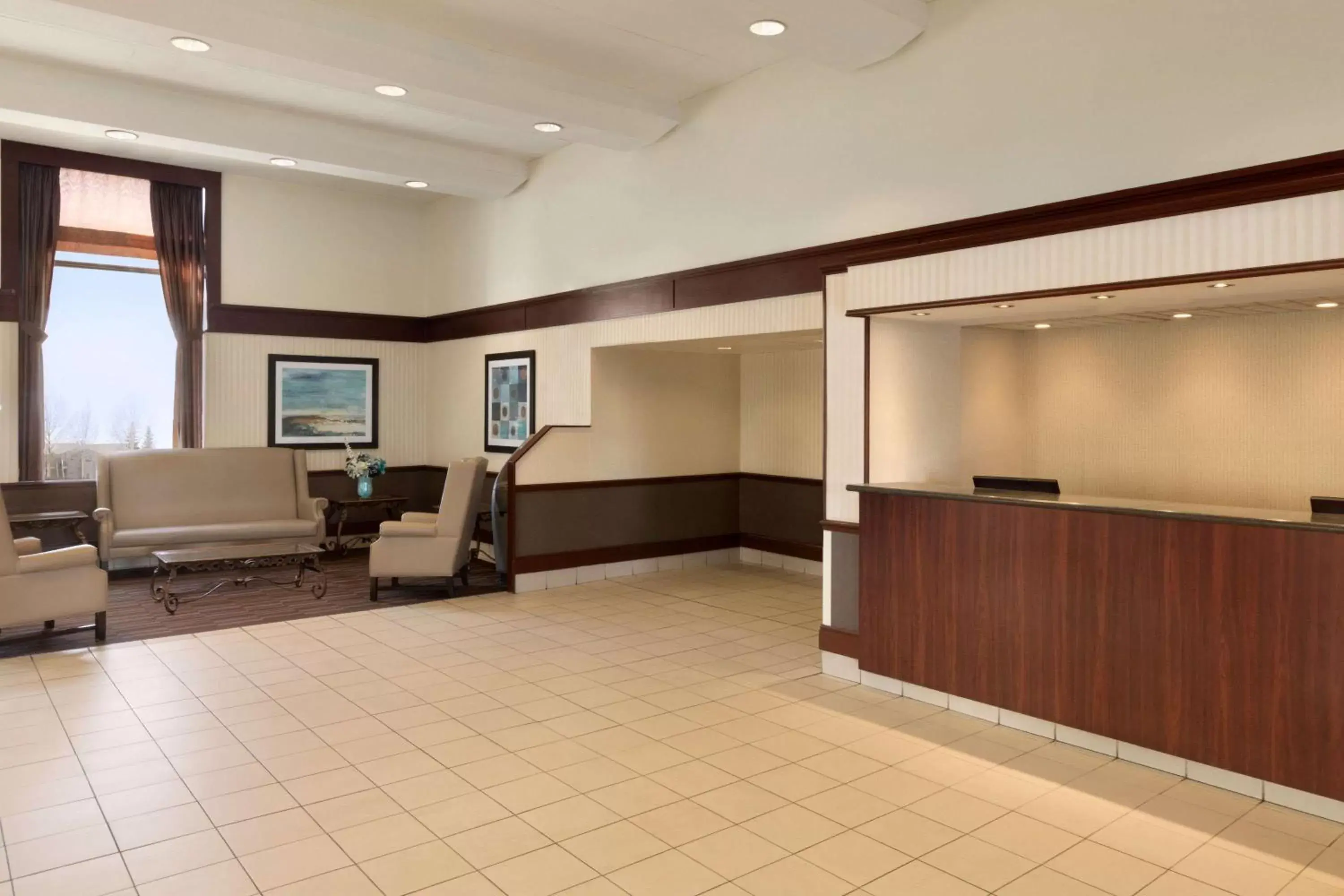 Lobby or reception, Lobby/Reception in Travelodge by Wyndham Edmonton South