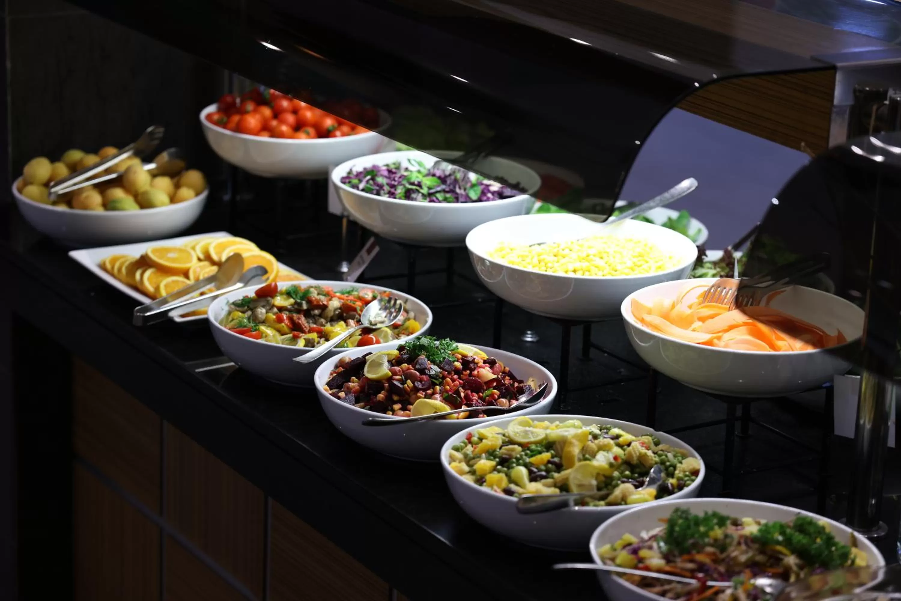 Buffet breakfast in Nova Plaza Prime Hotel