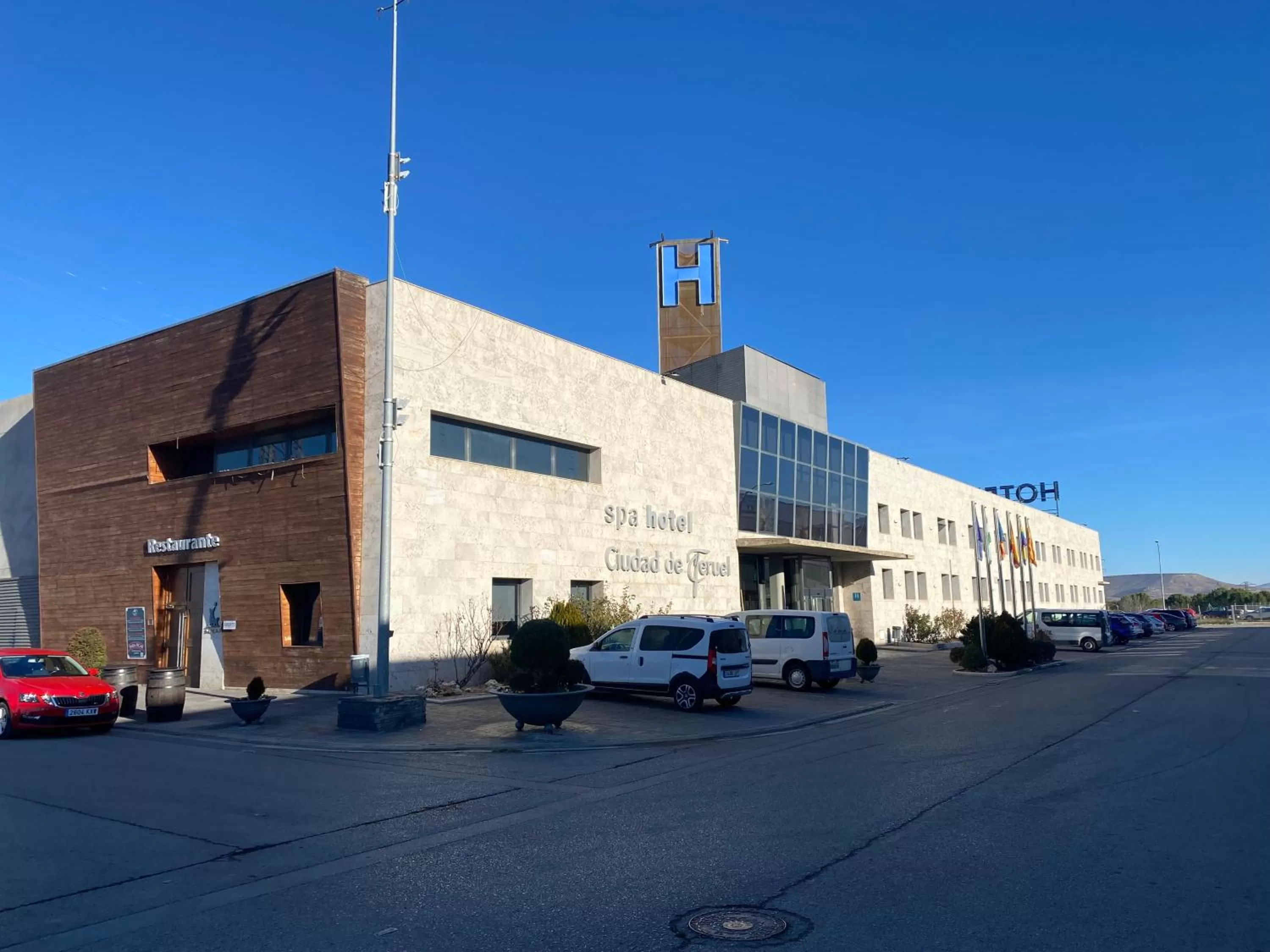 Facade/entrance in Spa Hotel Ciudad de Teruel