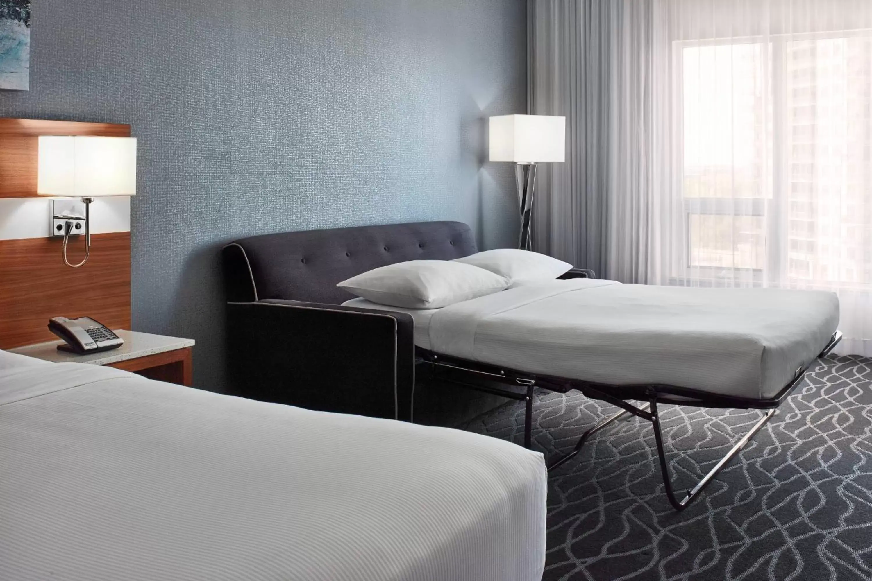 Photo of the whole room, Bed in Delta Hotels by Marriott Waterloo