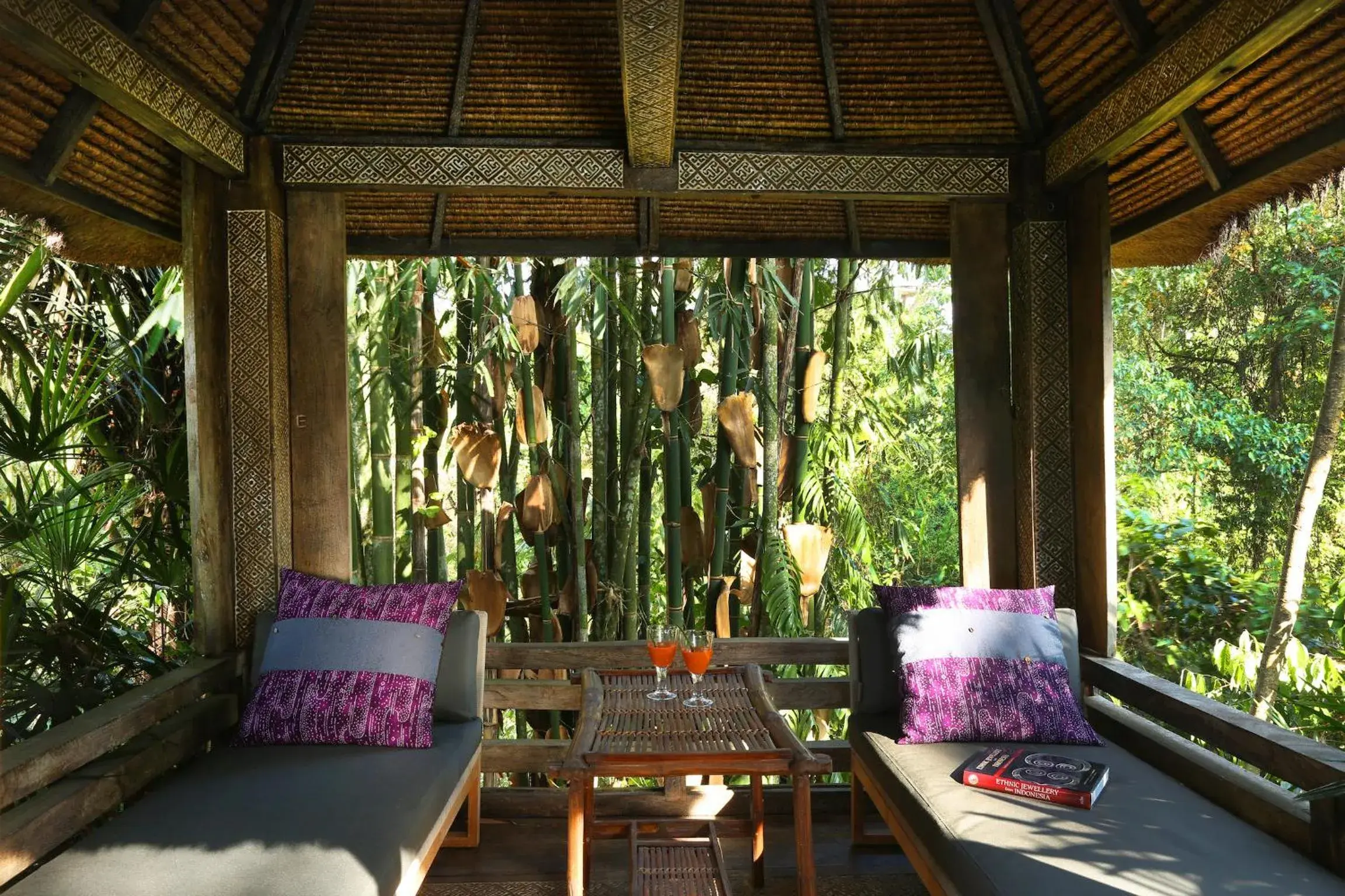 Seating area in The Purist Villas & Spa Ubud