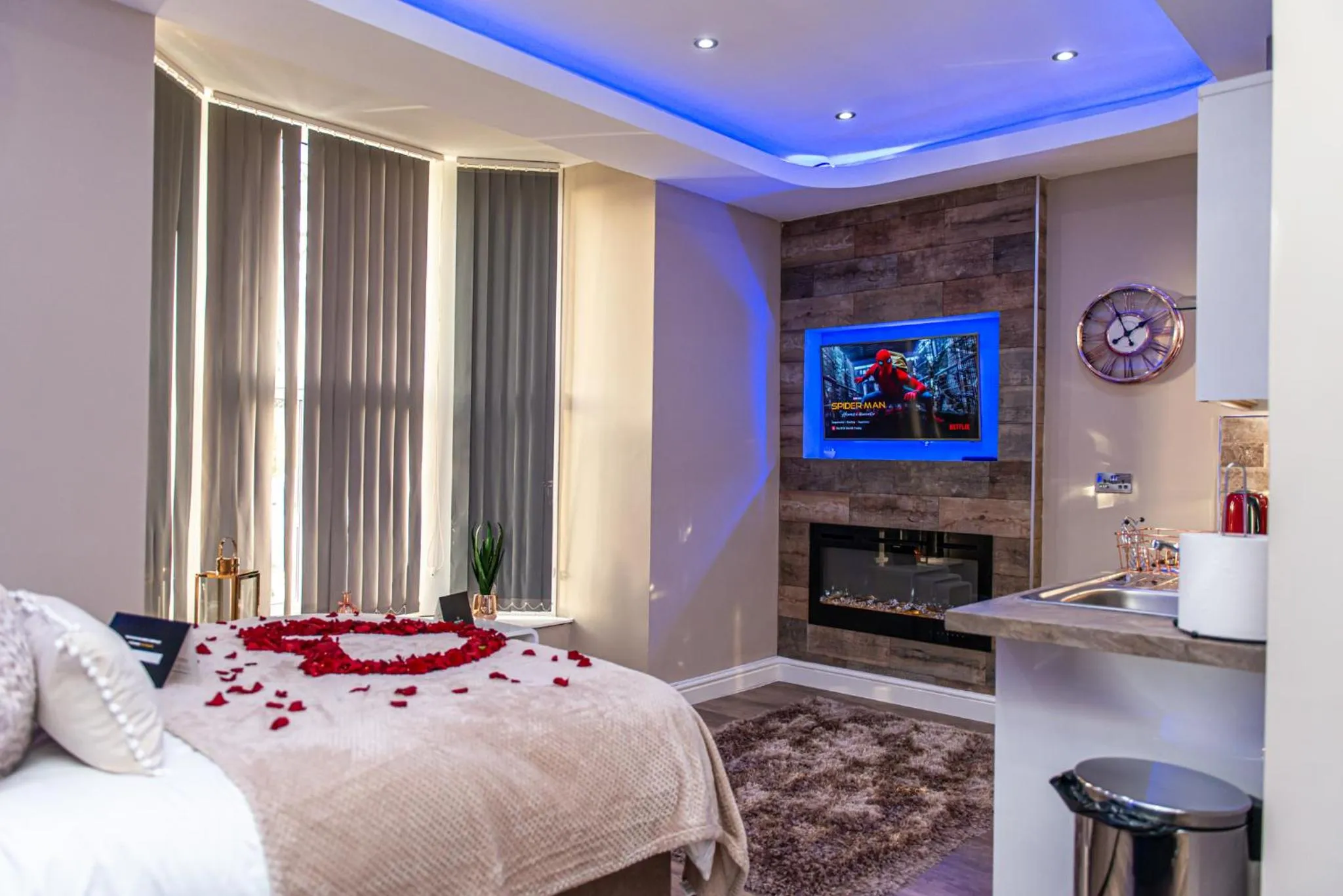 Bed in Meridian Serviced Apartments