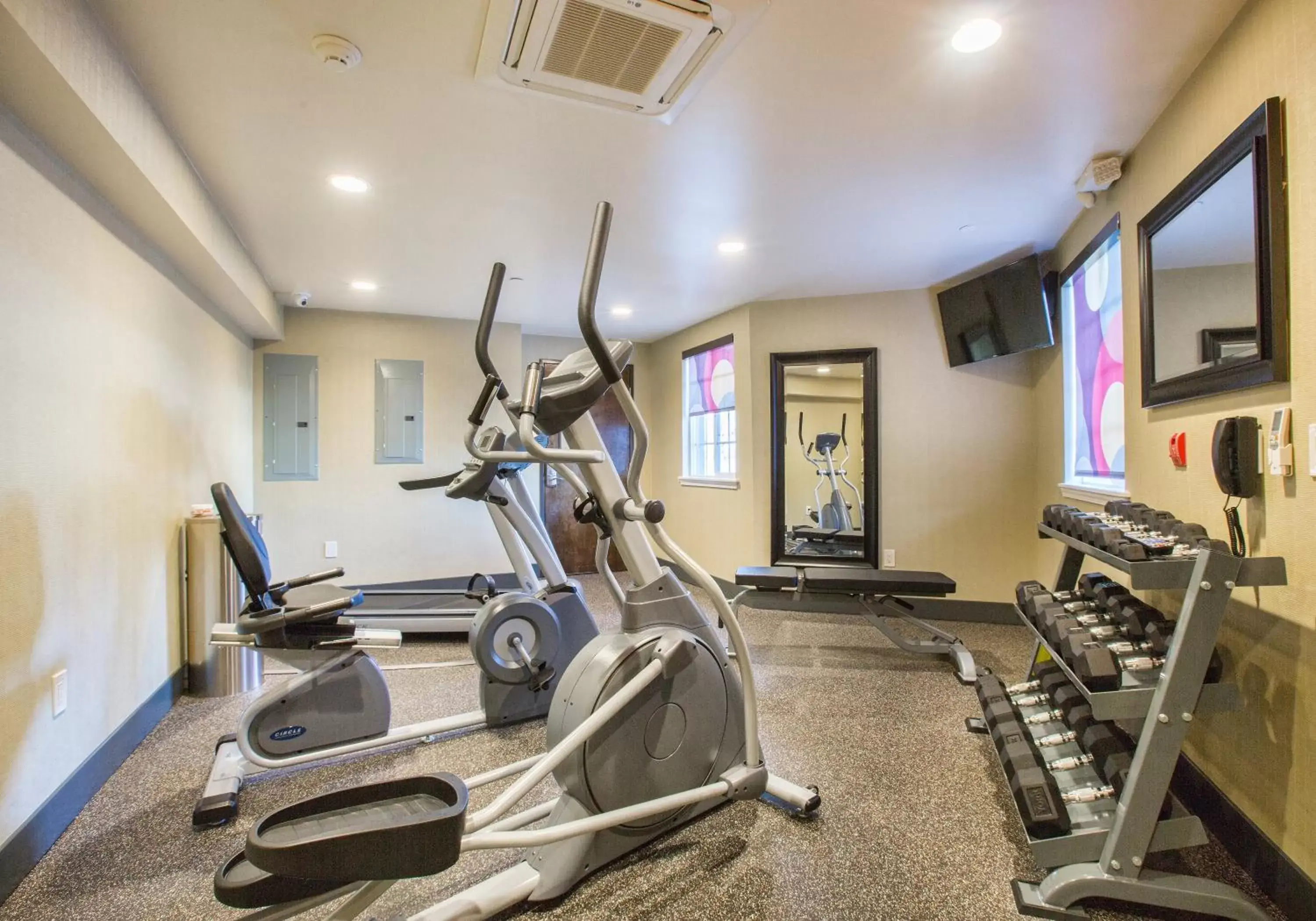 Fitness centre/facilities, Fitness Center/Facilities in Holiday Inn Express Mountain View South Palo Alto, an IHG Hotel