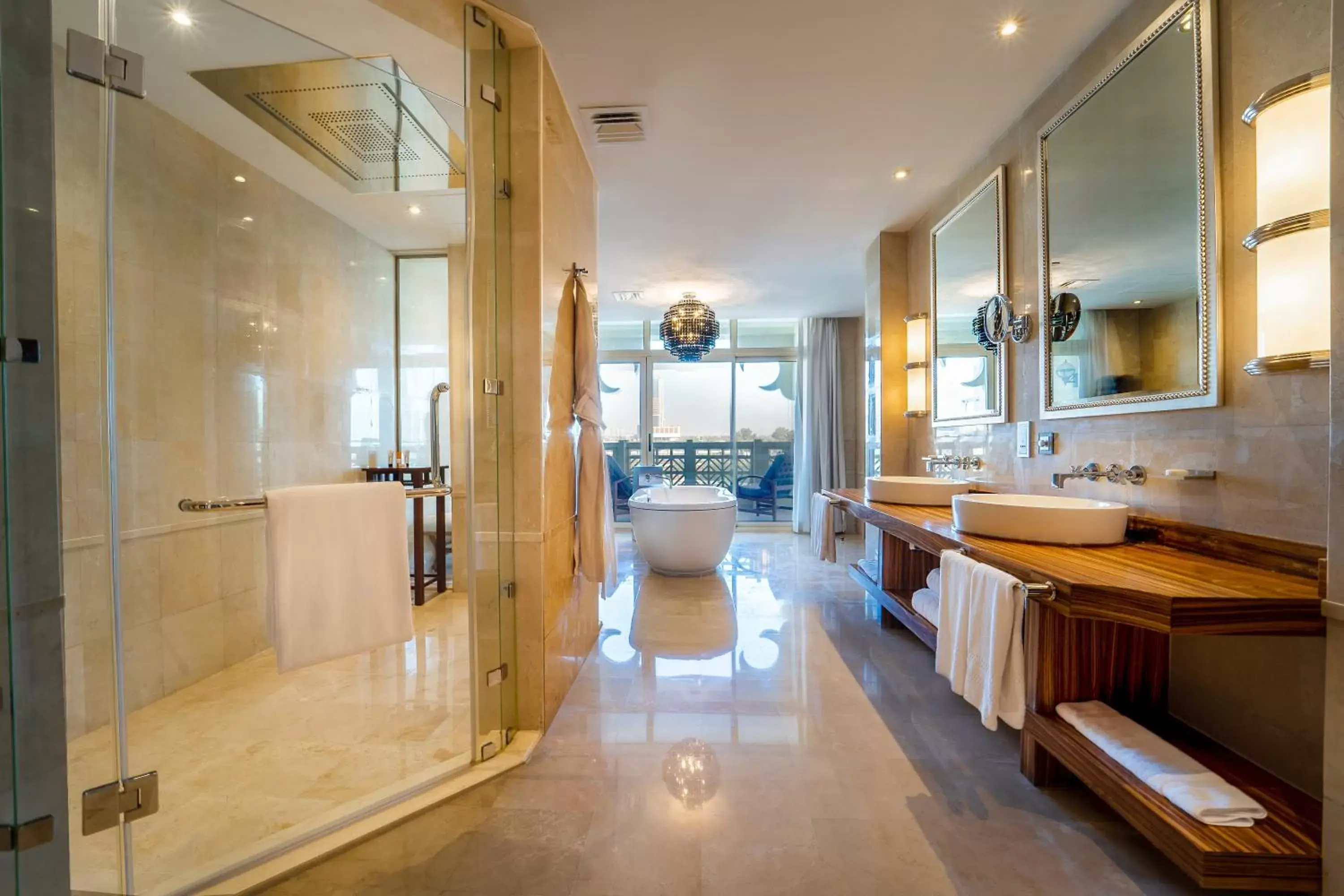 Bathroom in Grand Hyatt Doha Hotel & Villas