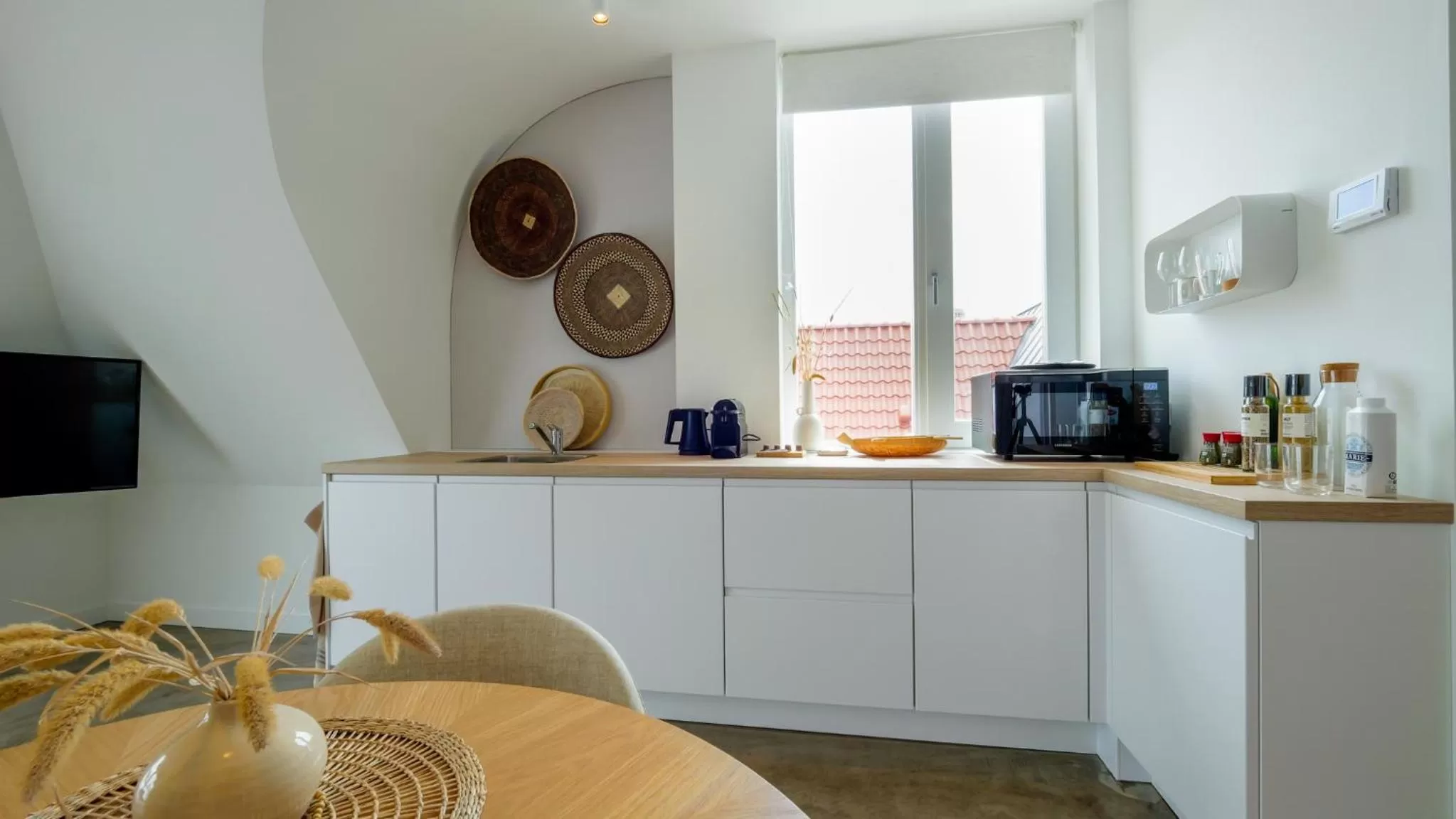 Kitchen or kitchenette in Hotel Paradis Zandvoort