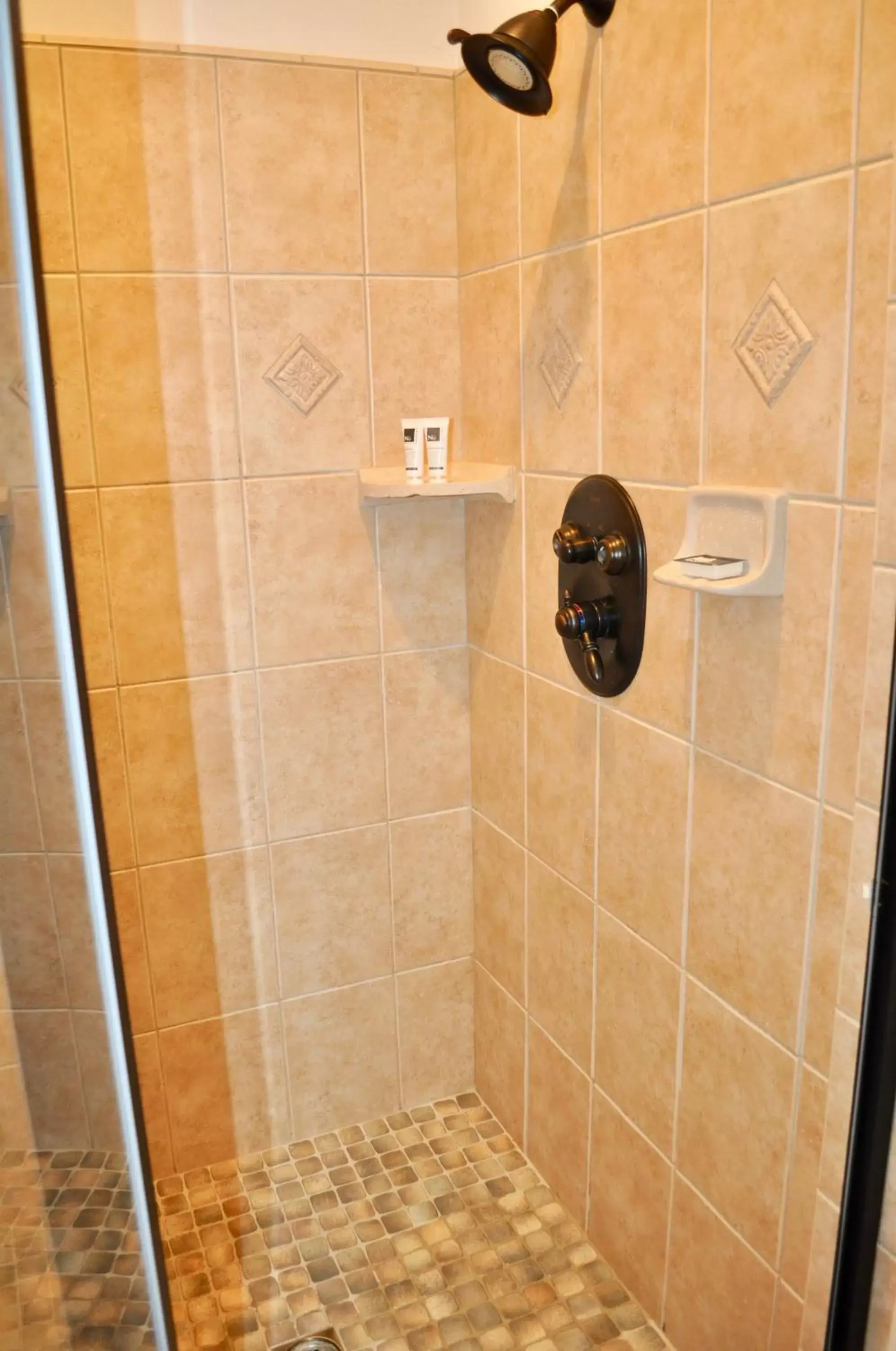 Shower, Bathroom in Cayucos Sunset Inn