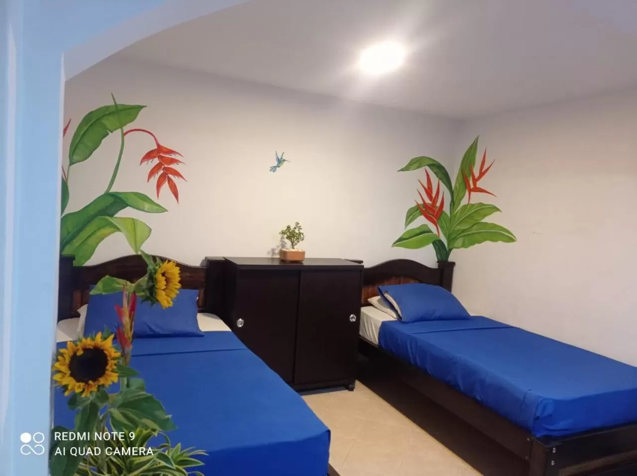 Bed in Hotel Plaza Calarcá