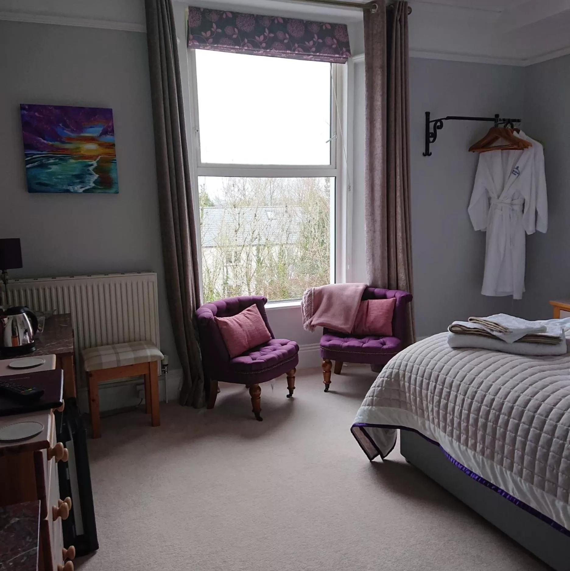 Bedroom, Bed in Barnabas House