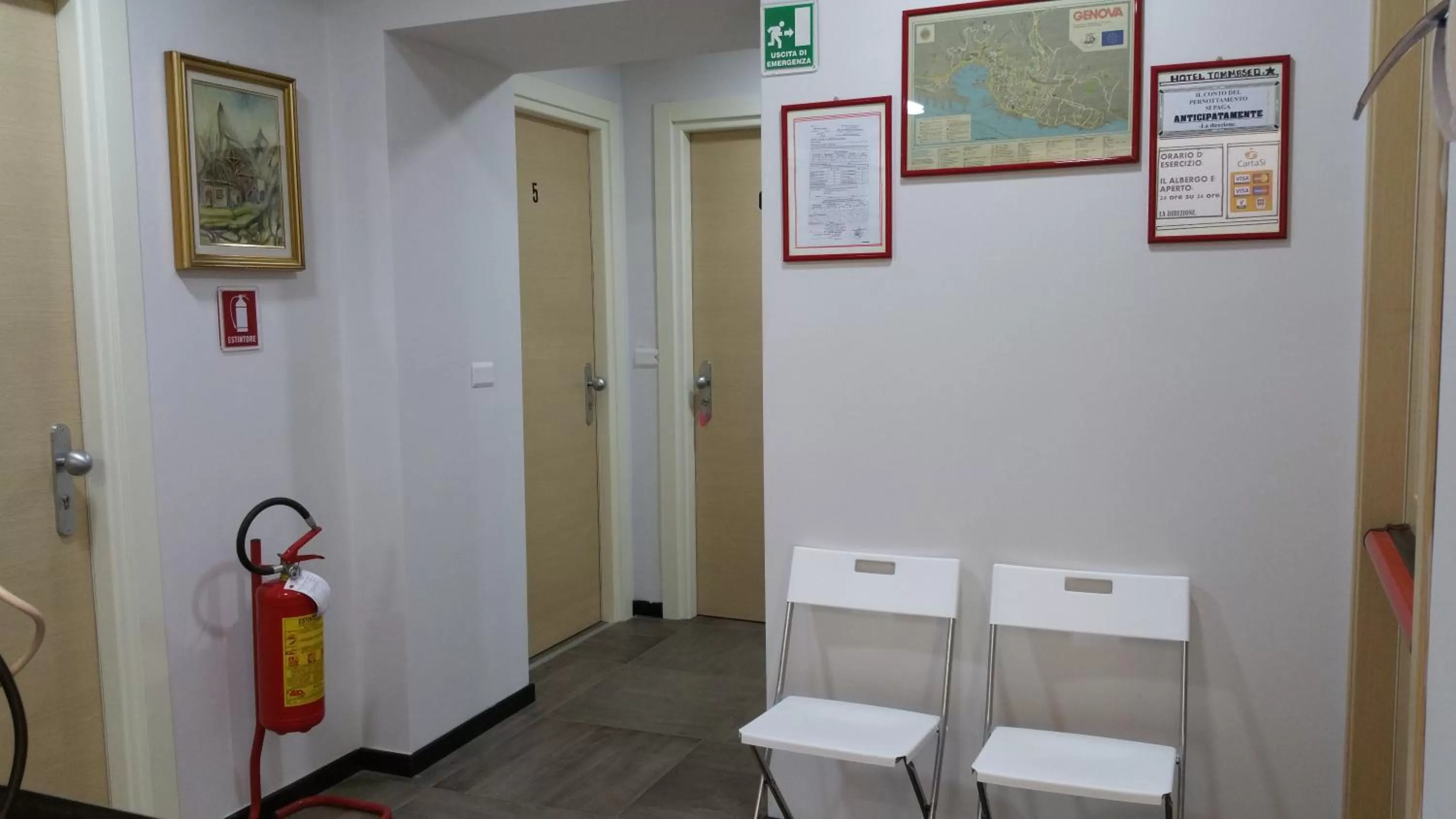 Decorative detail in Hotel Tommaseo